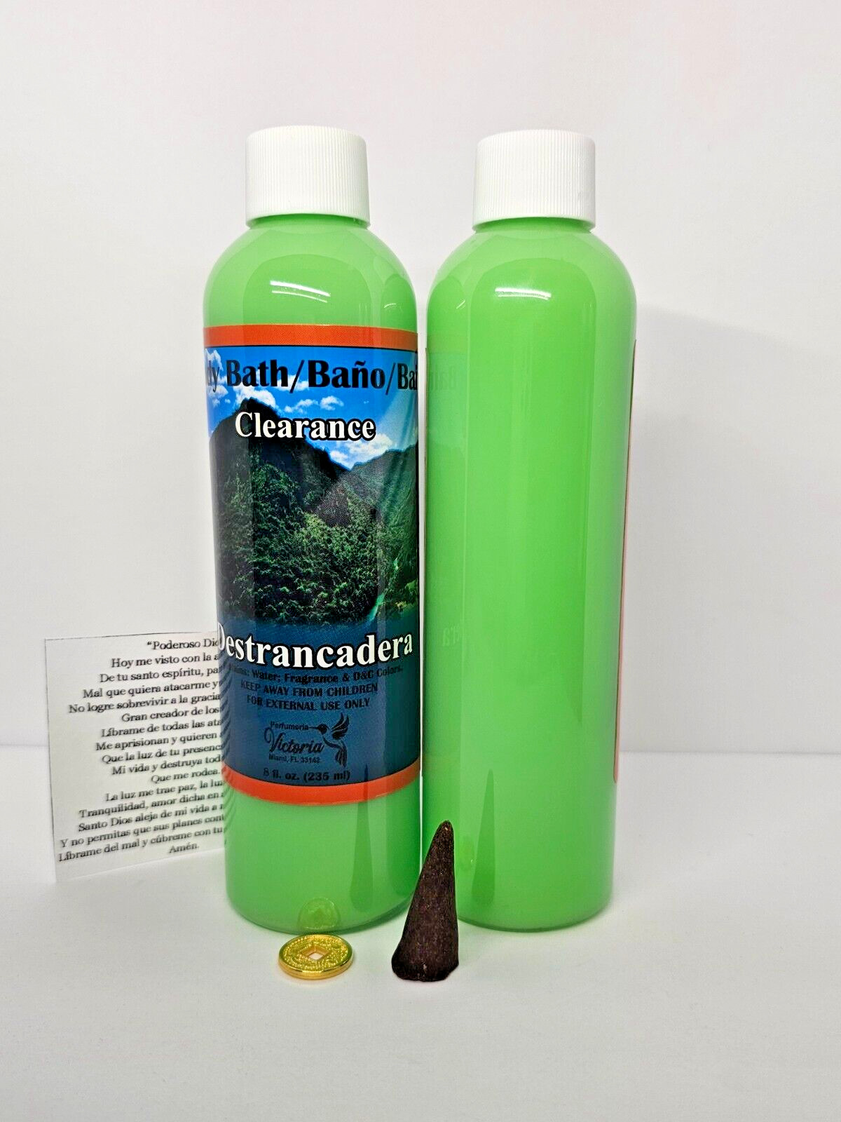 DESTRANCADERA BAÑO DESPOJO ENERGIAS NEGATIVAS INCLUYE AMULETO ORACION INCIENSO
