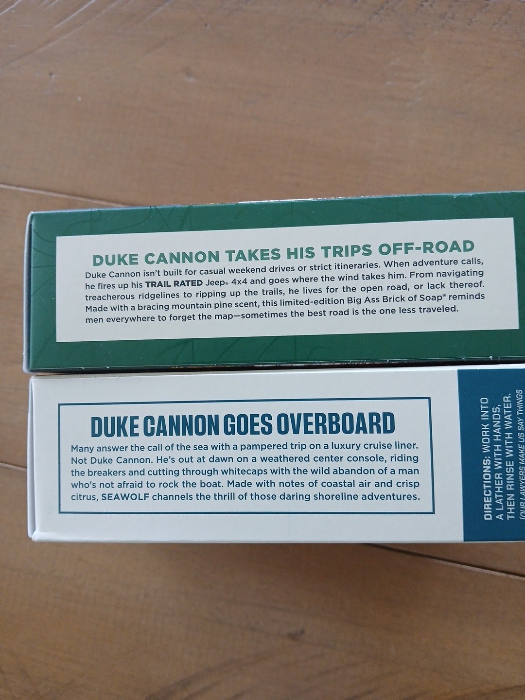 Duke Cannon Jeep® Brand American Legend Brick of Soap 10oz And Big ASS BAR