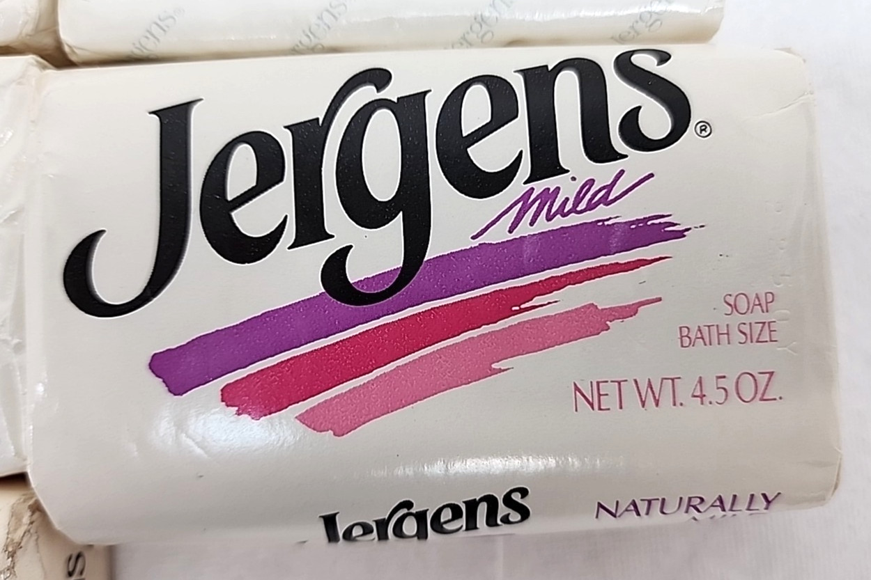 14 Bars Jergens Lotion Mild Bar Soap 3.0 oz Vintage 1970s New Old Stock