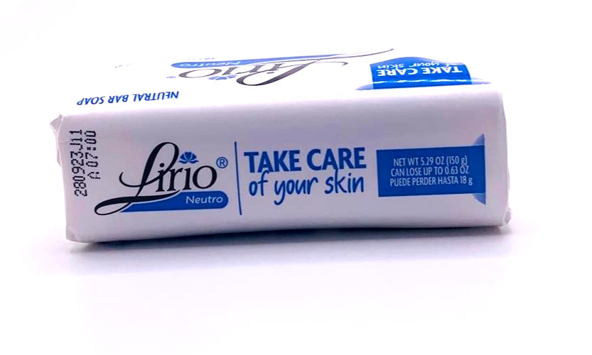 2-Pack Lirio Neutro Neutral Soap Bars 5.29 oz Each Daily Bath Soap