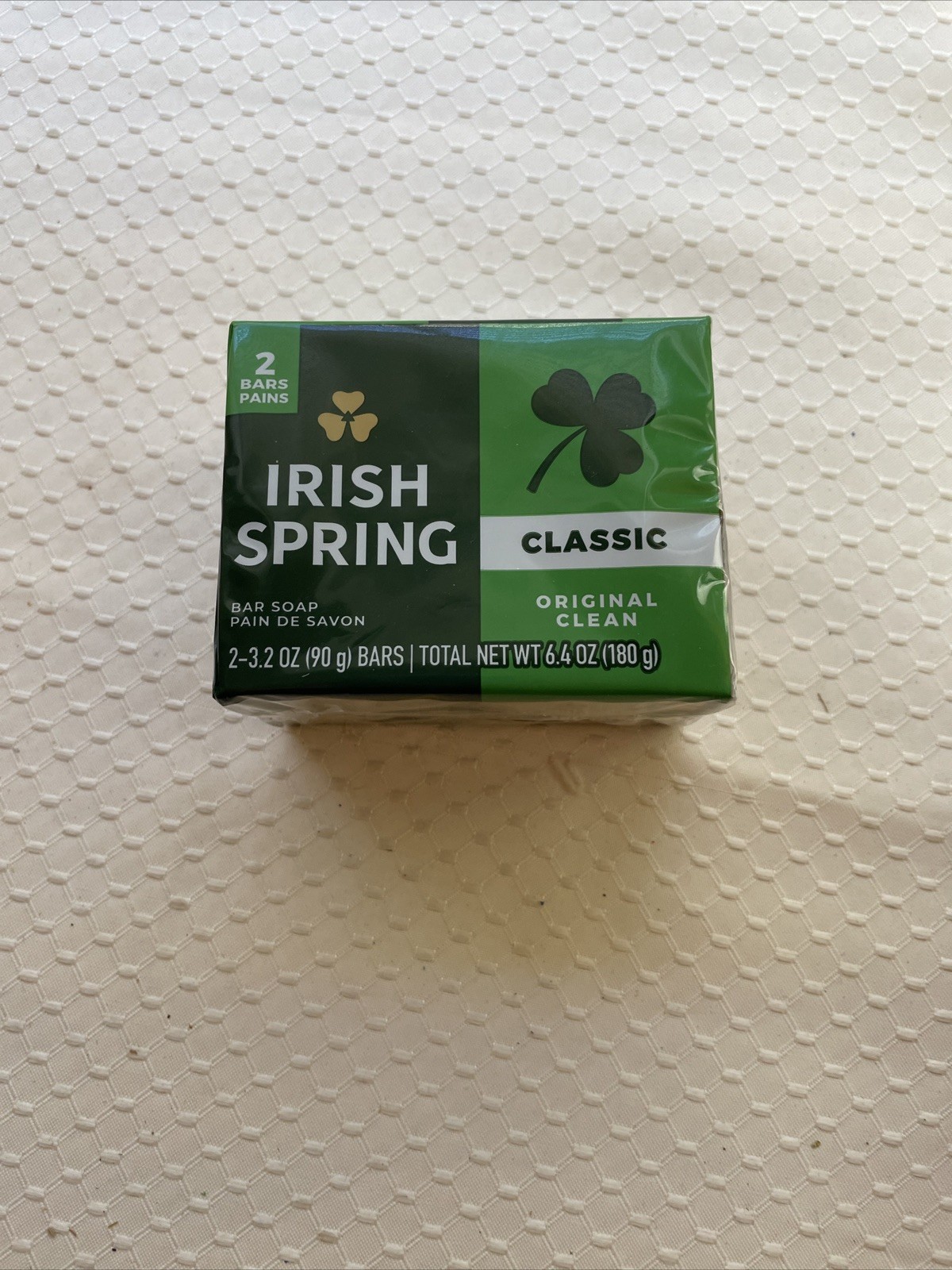 Irish Spring Original Scent Classic Bar Soap Pack of 2 – 3.2 oz Bars