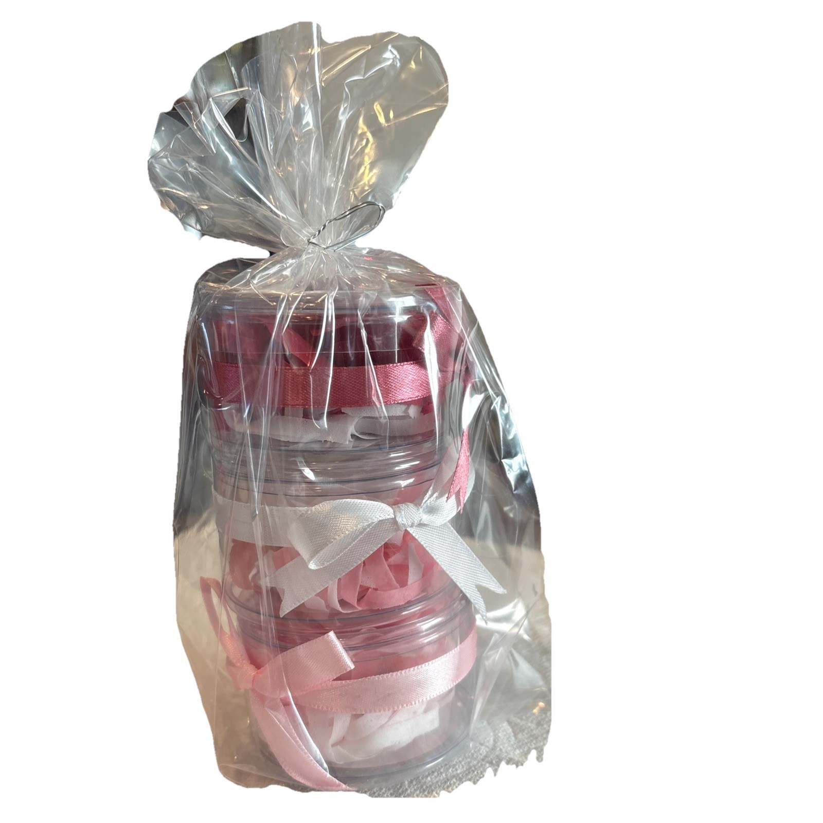 GiftCraft Rose Petal Rose Soap White Pink and Red 2”Each, Pack of 3