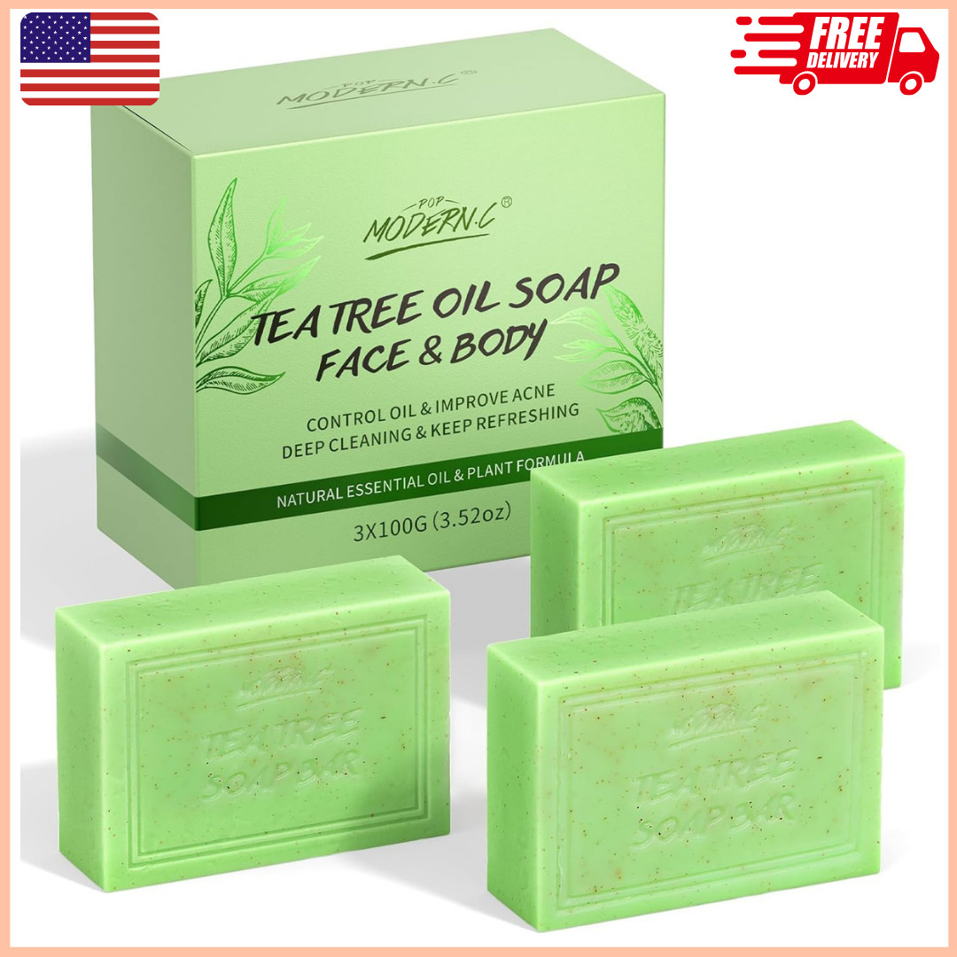 Antifungal Antibacterial Tea Tree Oil Soap: Antifungal Antibacterial Treatment F