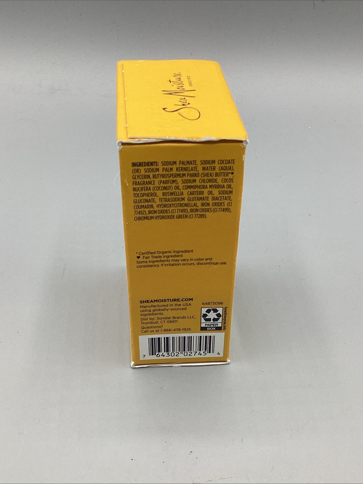 SheaMoisture Deeply Moisturizing Raw Shea Butter Soap, Shea Moisture, 8oz NEW!!!