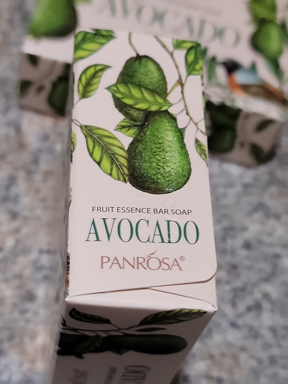 3 bars Panrosa Avocado Gently Scent Fruit Essence Bar Soap 3.5oz