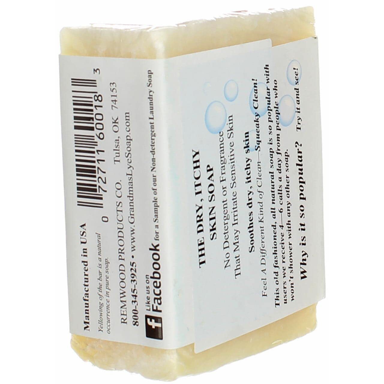 Remwood 60018 Grandma’s Lye Soap 6 Oz