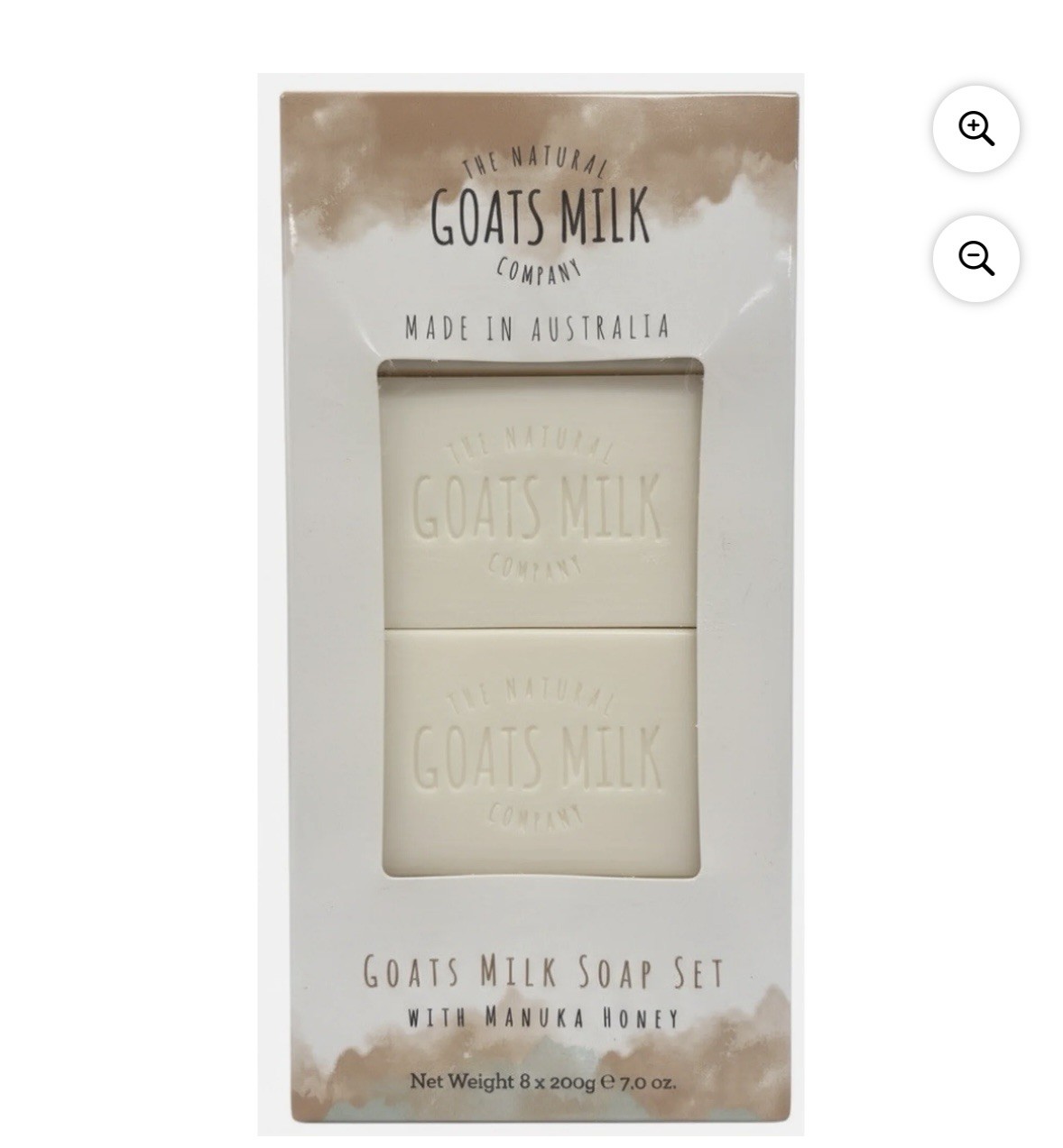 The Natural Goats Milk Co Goats Milk 8 Bars Soap Manuka Honey Made In Australia