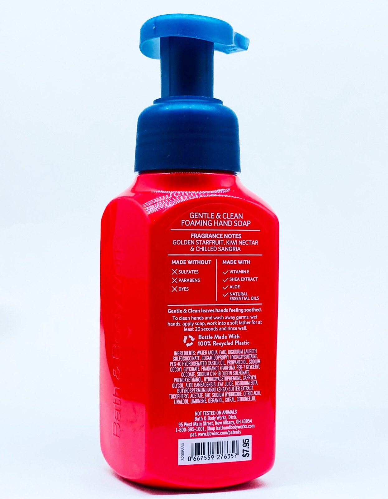 4 Bath & Body Works STARFRUIT SANGRIA Gentle Foaming Hand Soap 8.75 oz