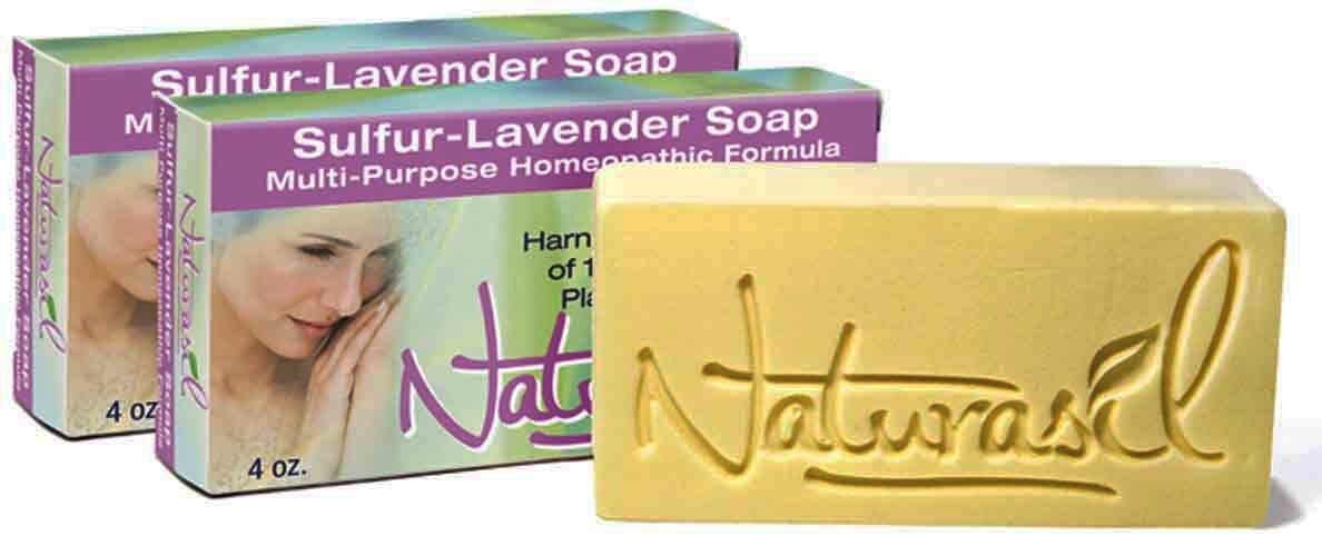 Naturasil Sulfur Lavender Soap 4oz-2pack