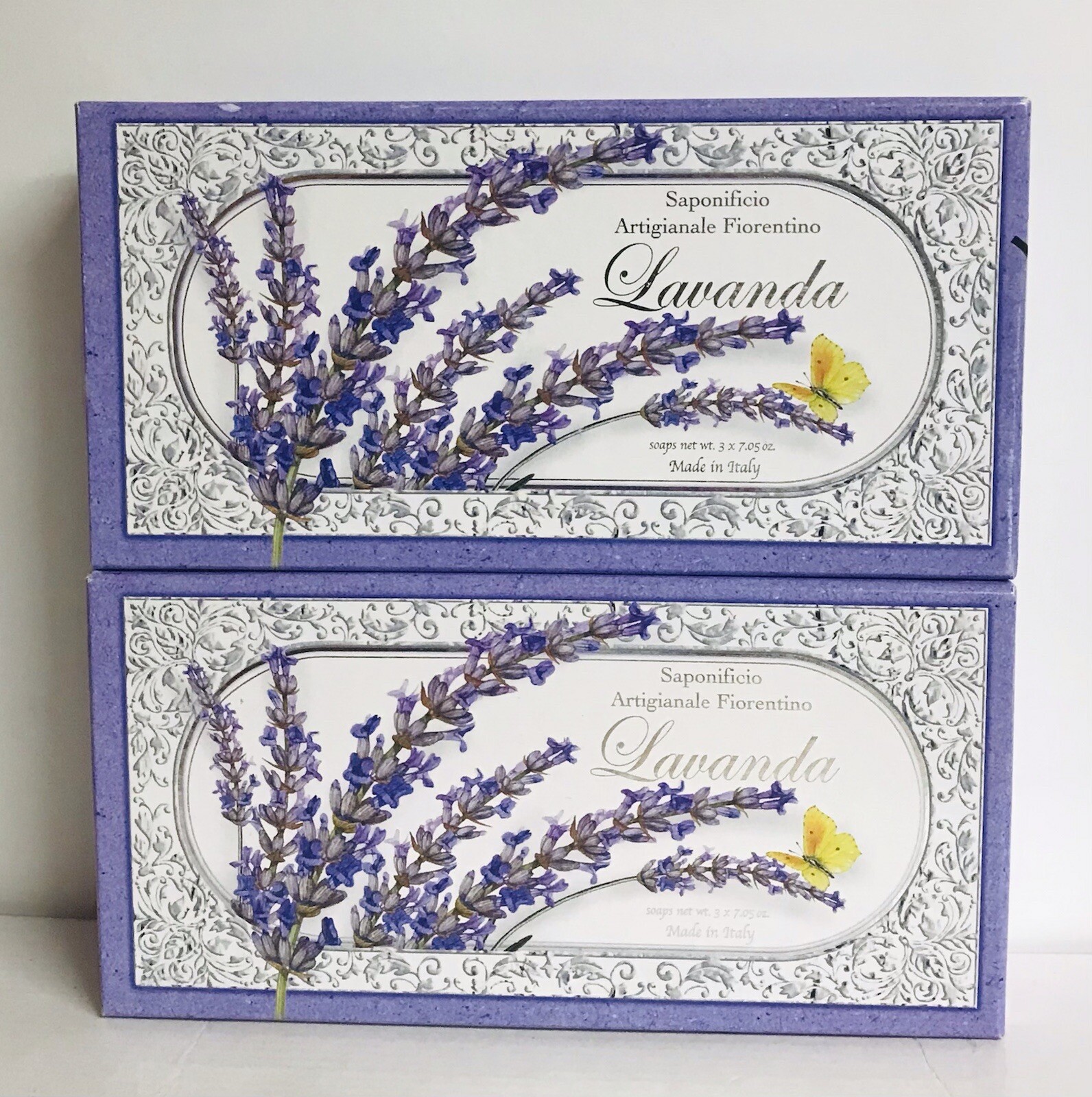 2-Pack Saponificio ~ Lavanda Bar Soap 6 Bars 7.05 oz Each