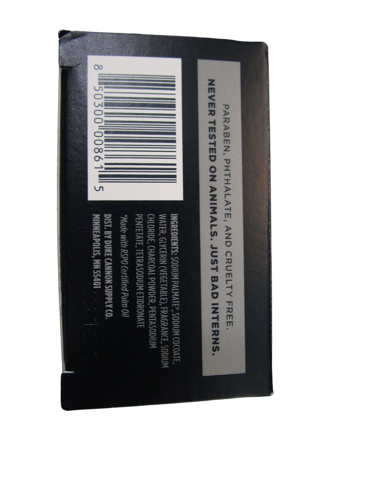 Duke Cannon Supply Co Big Ass Lump of Coal Activated Charcoal Soap New 10oz Bar