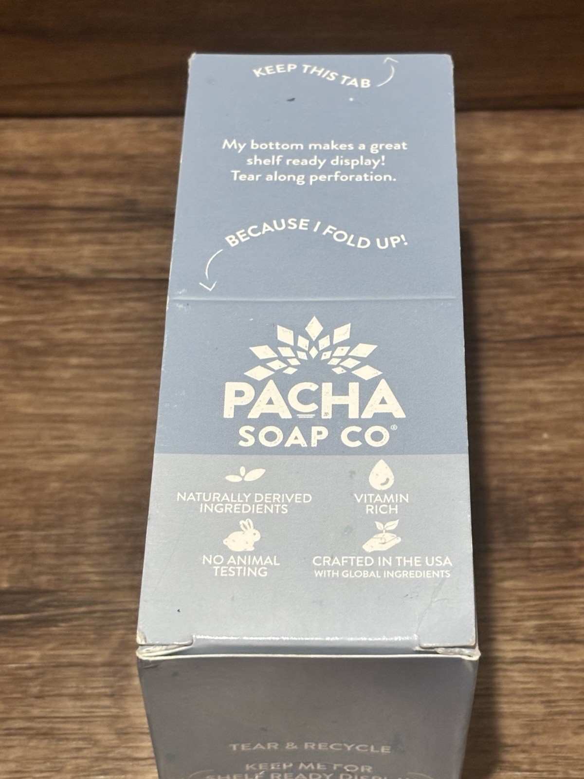 Pacha Soap Co. Sand & Sea Exfoliating Bar Soap 4 oz Handcrafted New in Box Set 5