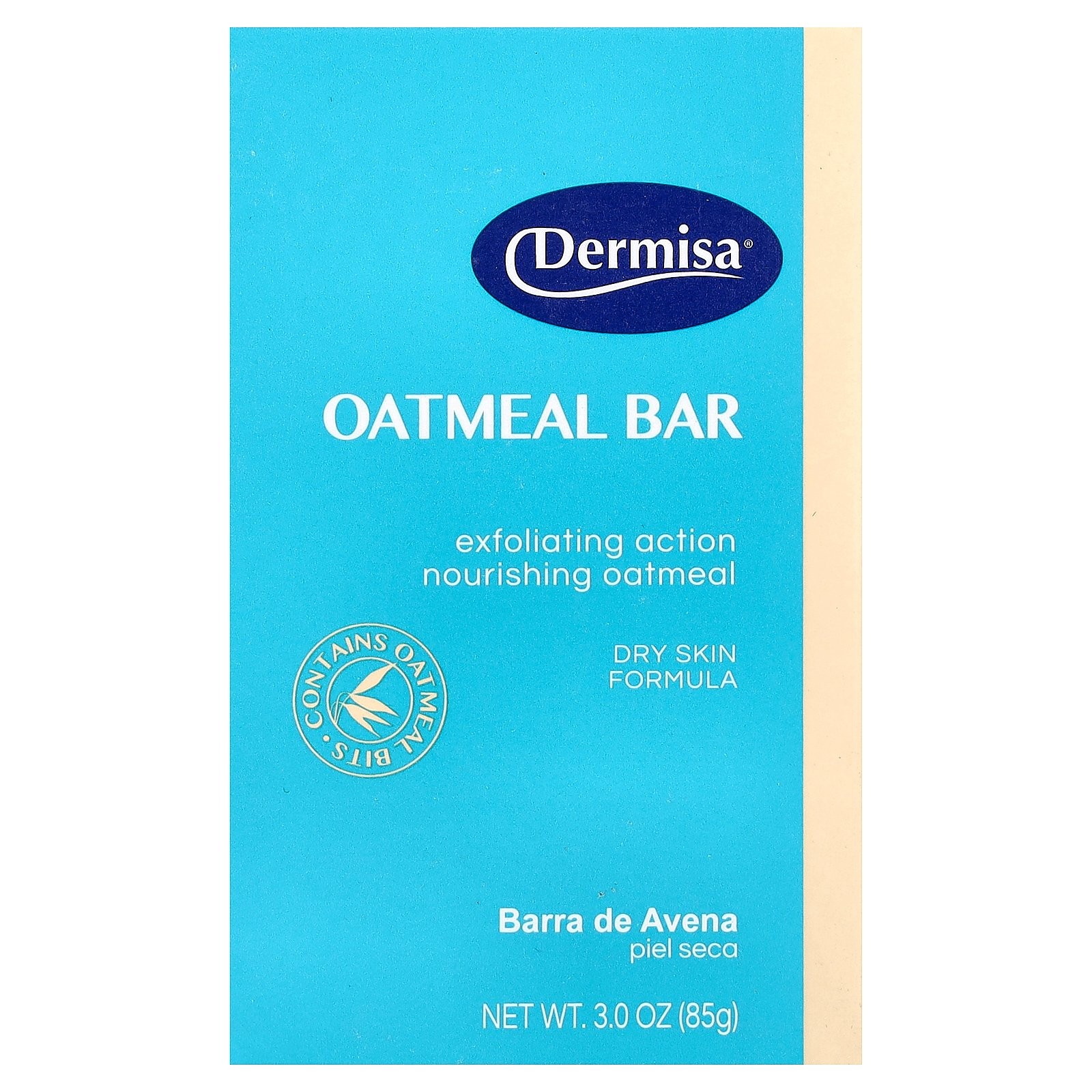 Oatmeal Bar Soap, For Dry Skin, 3 oz (85 g)