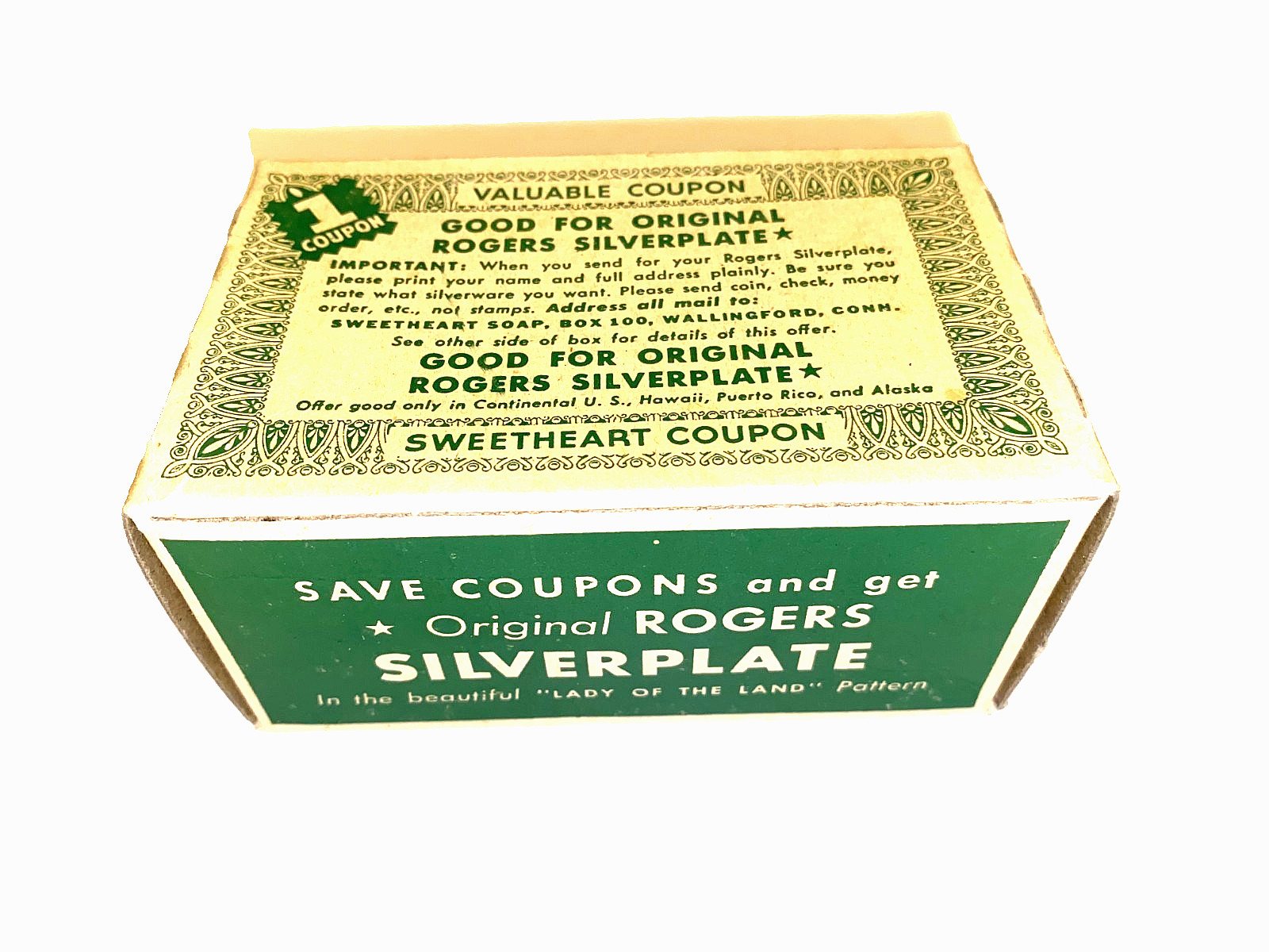 Sweetheart Deluxe Bath Soap Box with Soap MANHATTAN SOAP COMPANY NEW YORK