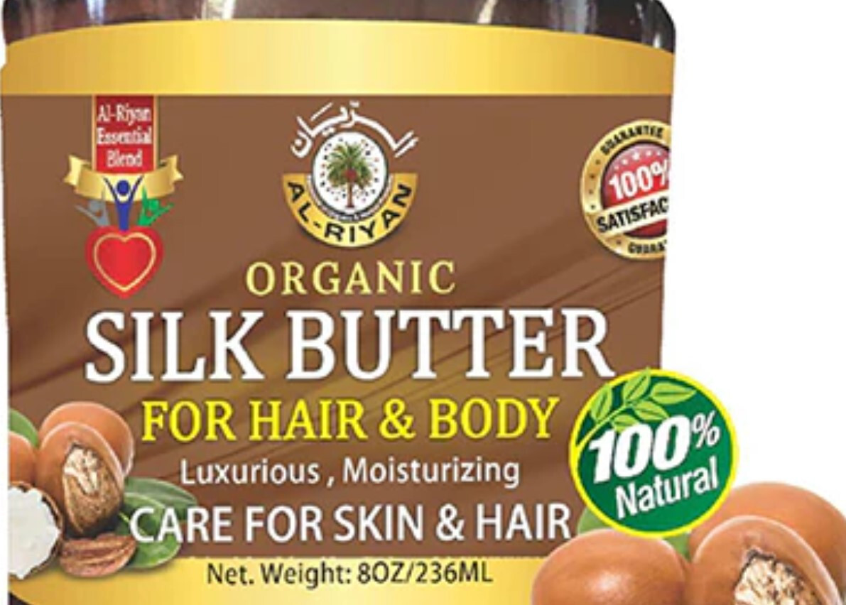 ORGANIC SILK BUTTER- CARE FOR HAIR, SKIN & BODY Al Riyan 100% Natural