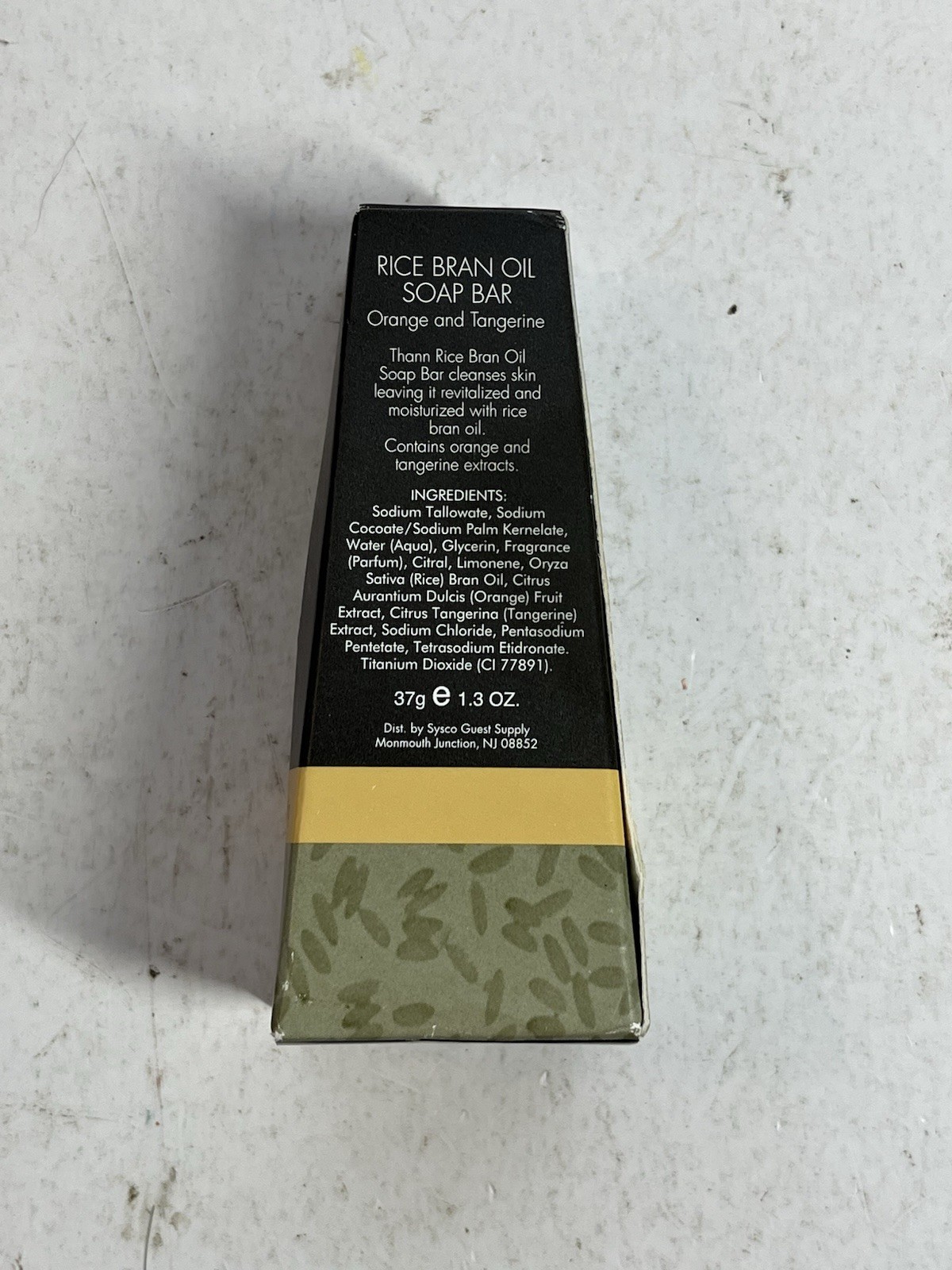 Thann Rice Bran Oil Soap Bar Orange Tangerine 1.3 oz Aromatic Wood Lot of 4