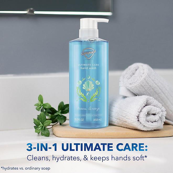 Safeguard Ultimate Care Hand Wash, Variety Pack, 15.5 fl. oz., 3 pk.