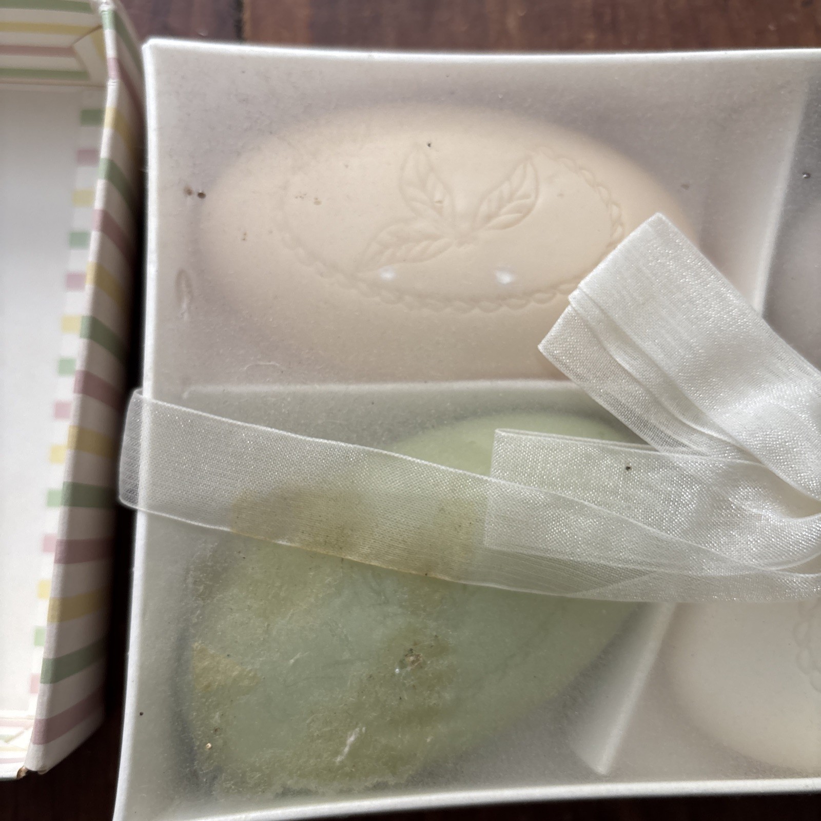 Twin Scents SpringDe-Luxe French Milled Luxury Bar Soap 4.2 oz Lot Of 4 Oval