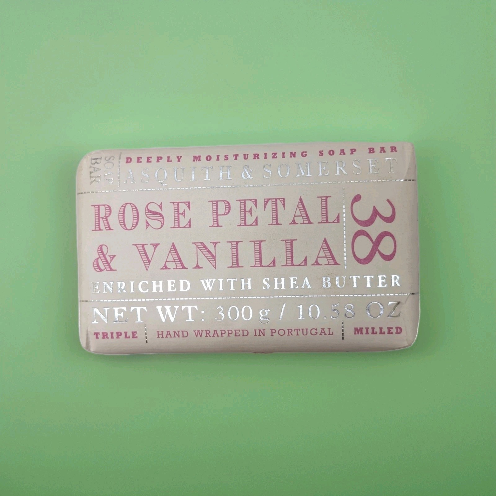 *LUXURY SOAP* Asquith & Somerset Iteritalia 3x Milled Rose Wisteria (4 Bar Lot)