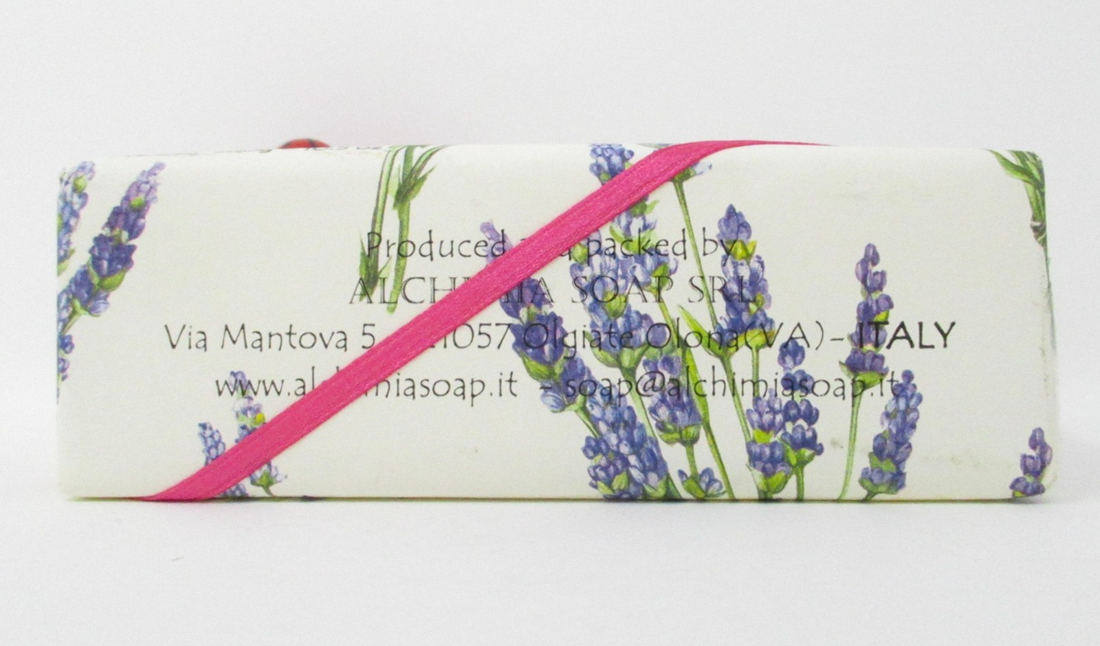 Italian Luxury Vegetable Bath Bar Soap Lavender scented large 10.5oz Alchimia