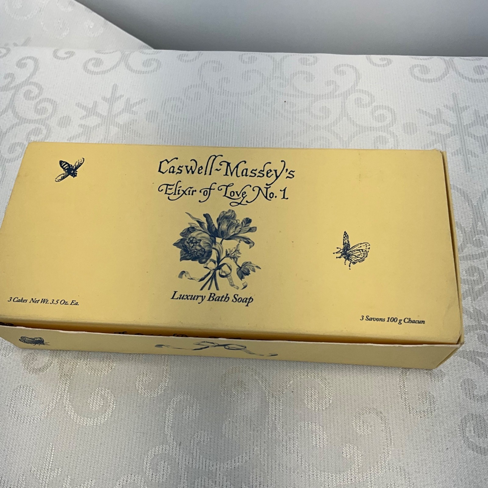 Caswell-Masseys Elixir Of Love No. 1 Luxury Bath Soap 3-Pack Set