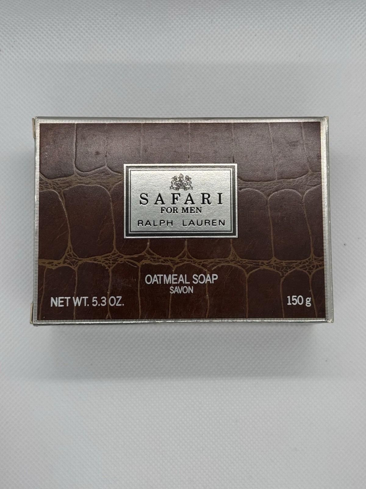 RARE RALPH LAUREN SAFARI FOR MEN 5.3 OUNCE OATMEAL SOAP – NEW WITH BOX!