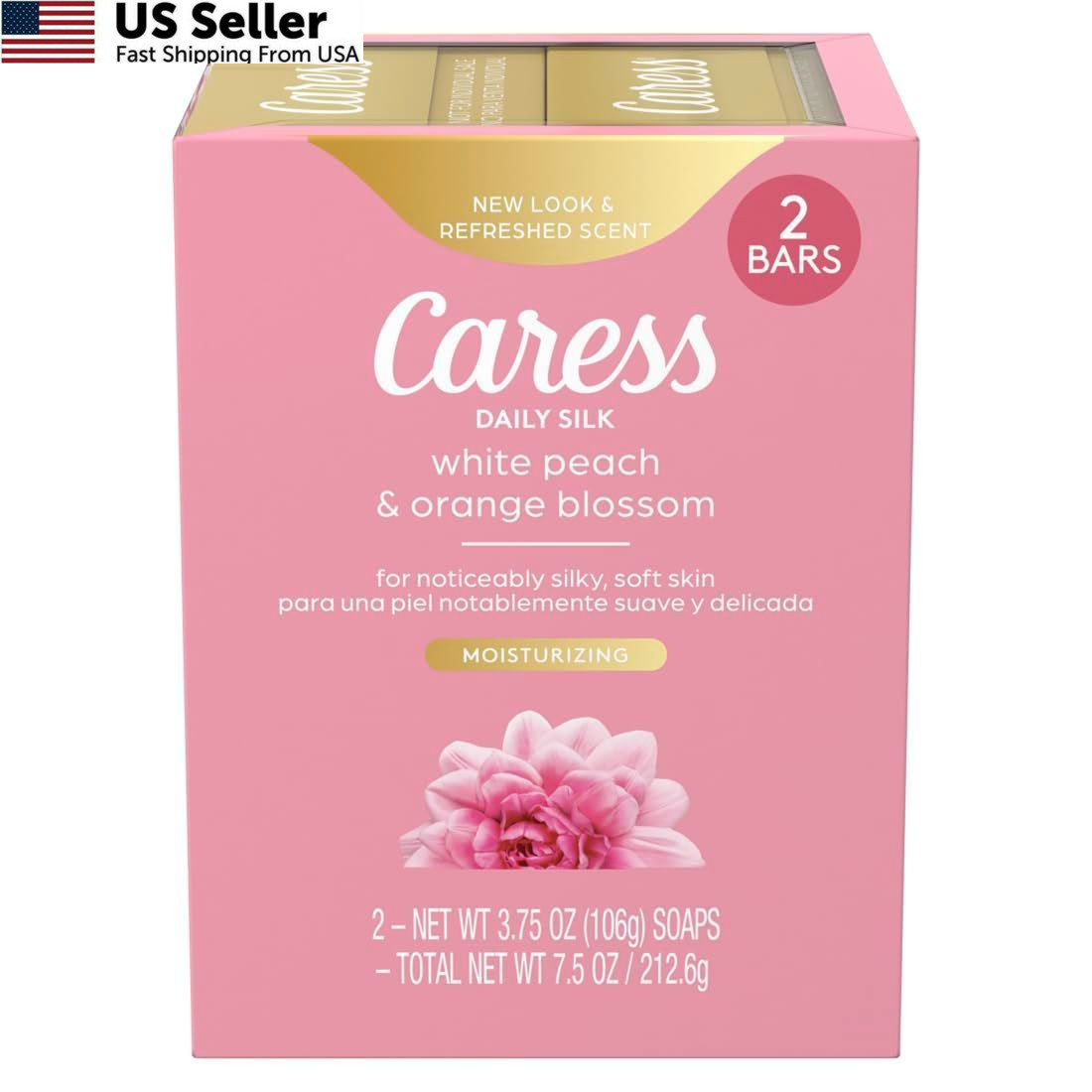 Caress Beauty Bar Soap For Women, Daily Silk With 8 Ounce (Pack of 1)