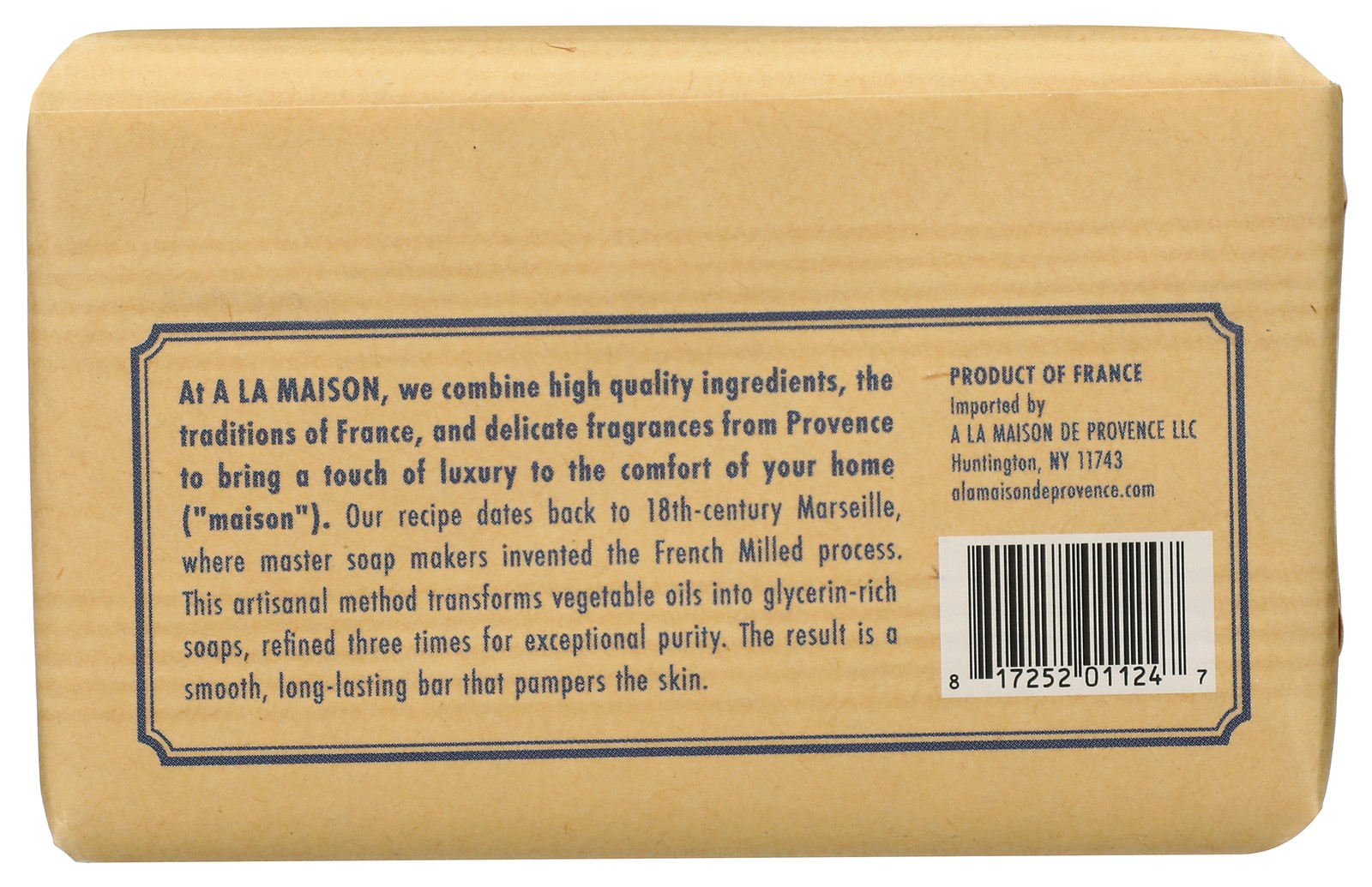 A La Maison Provence Bar Soap Fresh Sea Salt 8.8 Oz Natural 1 Pack