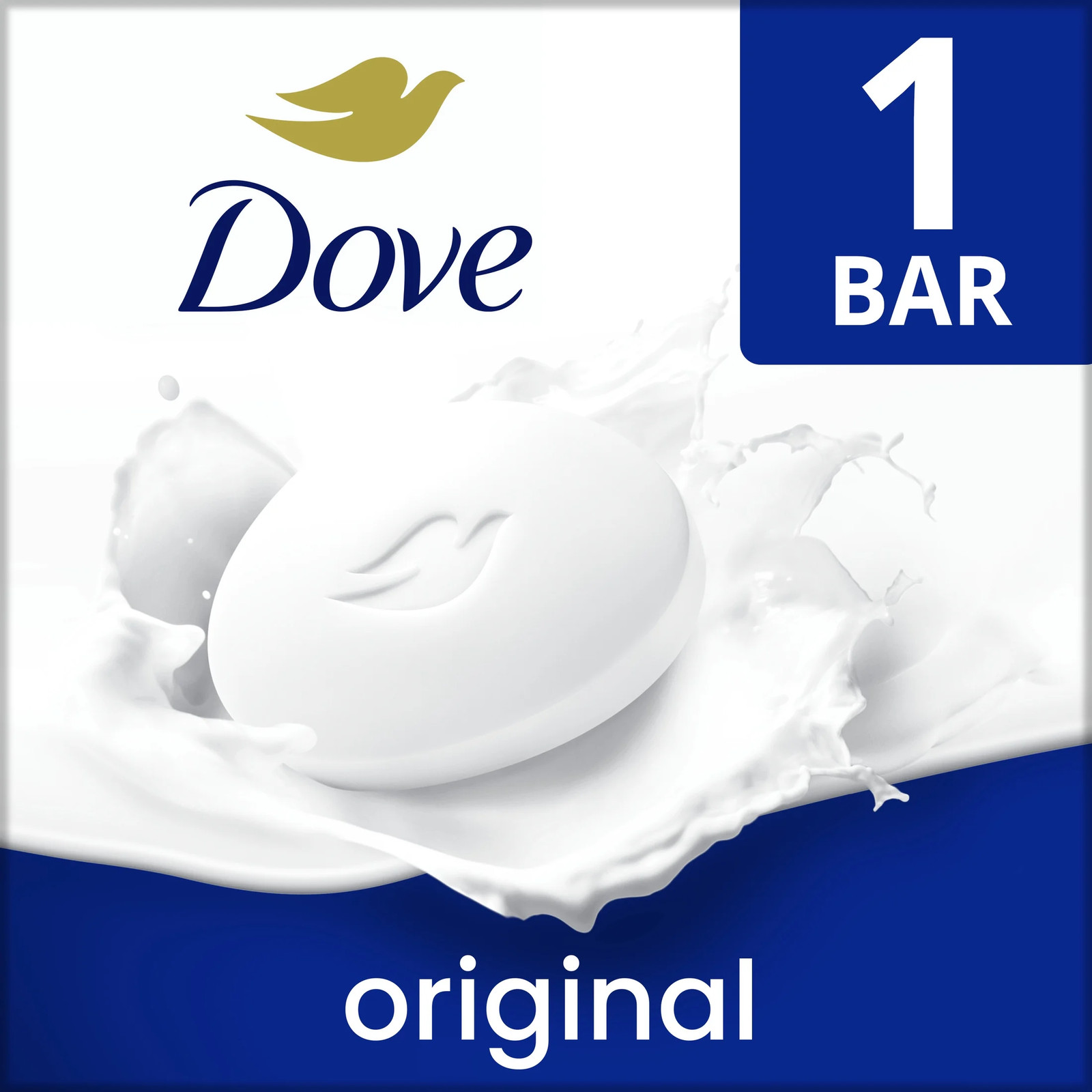 (2 Pack) Dove Beauty Bar Soap for Women Original with 1/4 Moisturizing Cream All