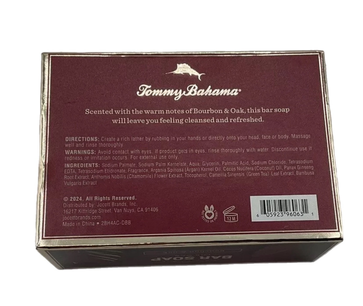 2x Tommy Bahama Face, Body & Hair Soap Bar for Men 10oz New In Box