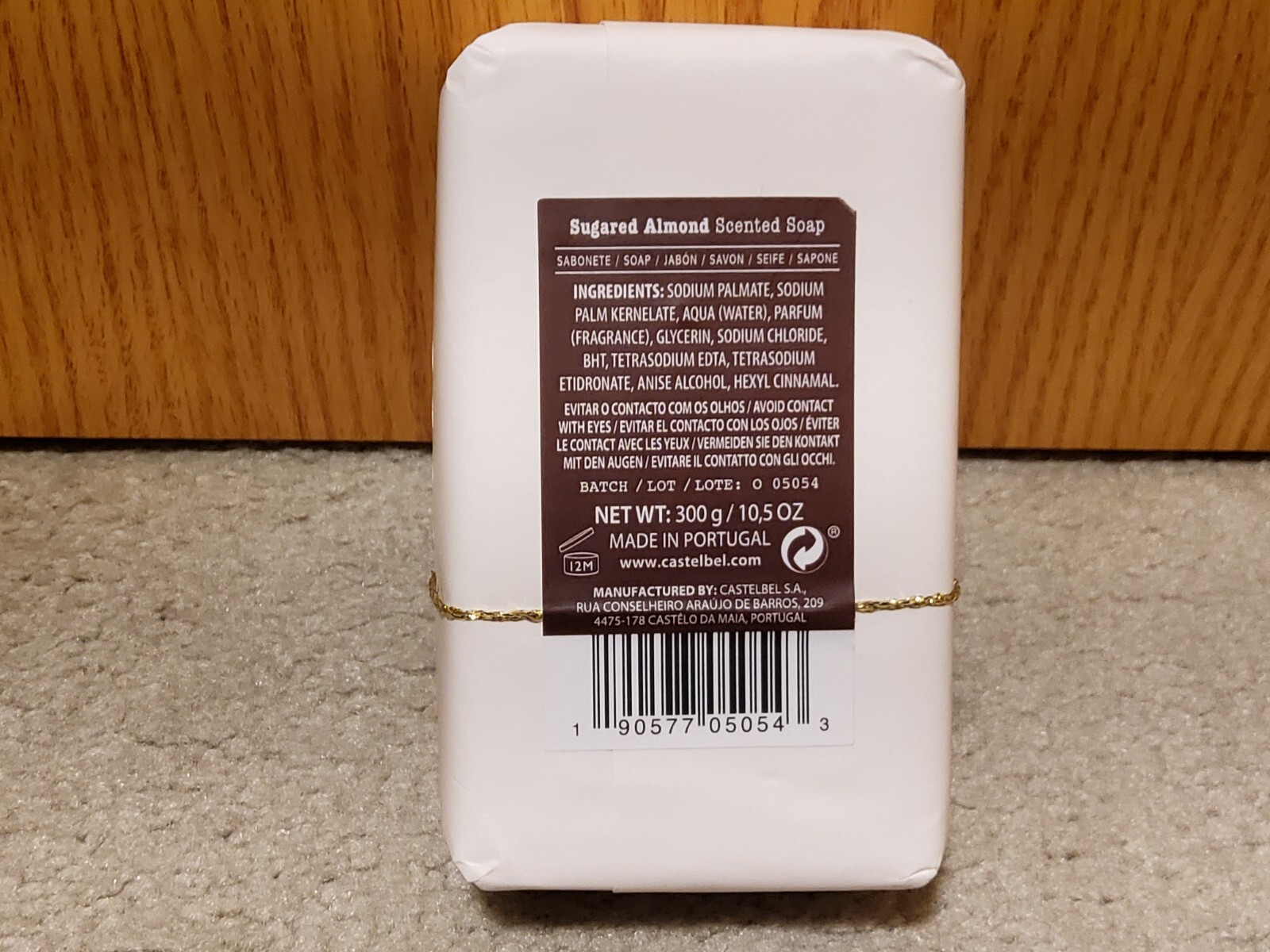 Castelbel Porto Magical Christmas Luxury Bar Soap 10.5 OZ- Sugared Almond New