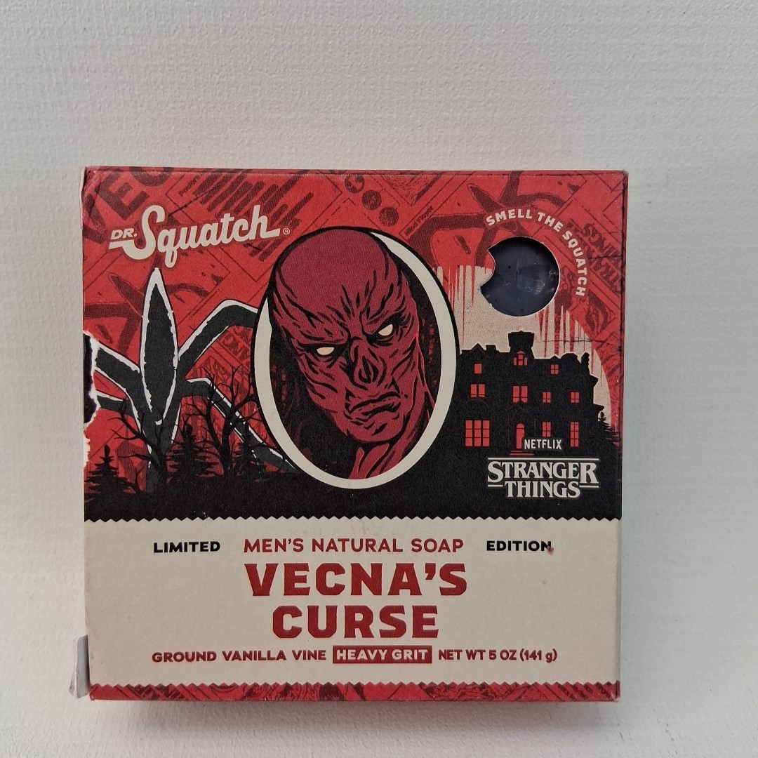 Dr. Squatch Limited Edition VECNA’S CURSE Natural Soap Bar Stranger Things