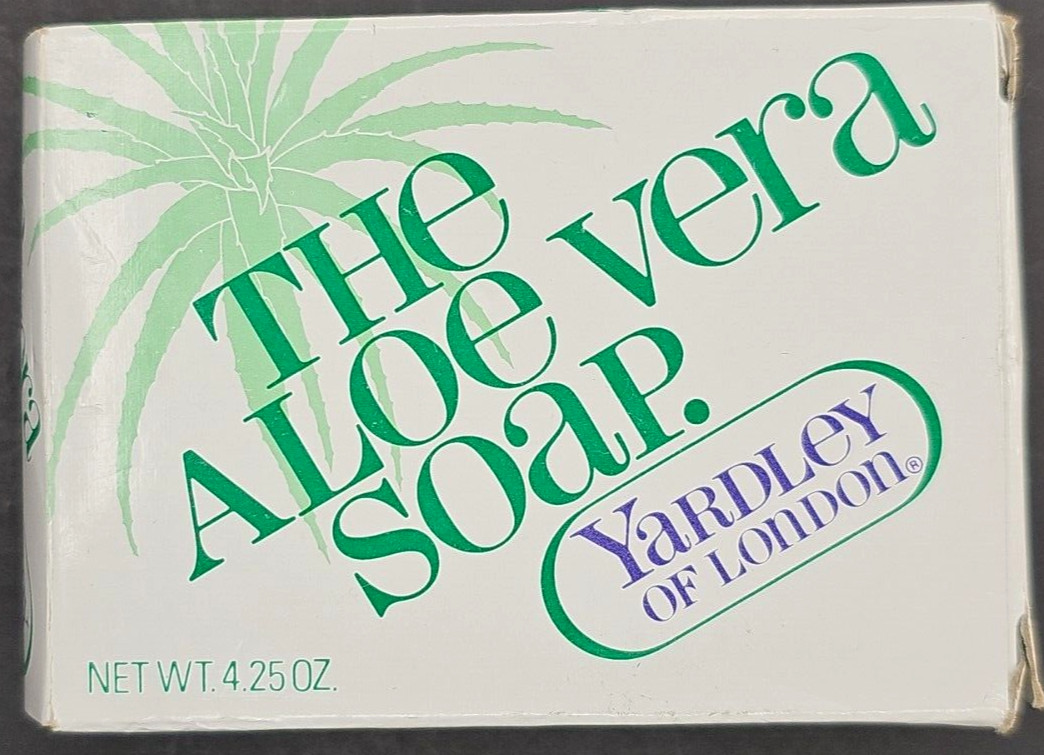 Vtg. YARDLEY of London © 1979 Aloe Vera Soap 4.25oz Bar