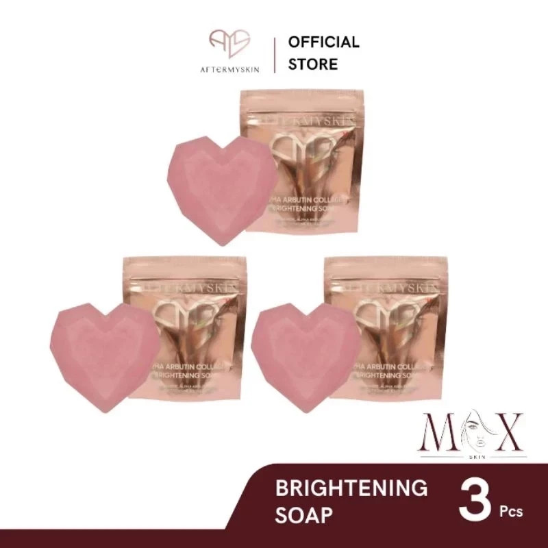 AFTERSKIN – Aftermyskin Alpha Arbutin Soap 1 PCS, 2 PCS, 3 PCS