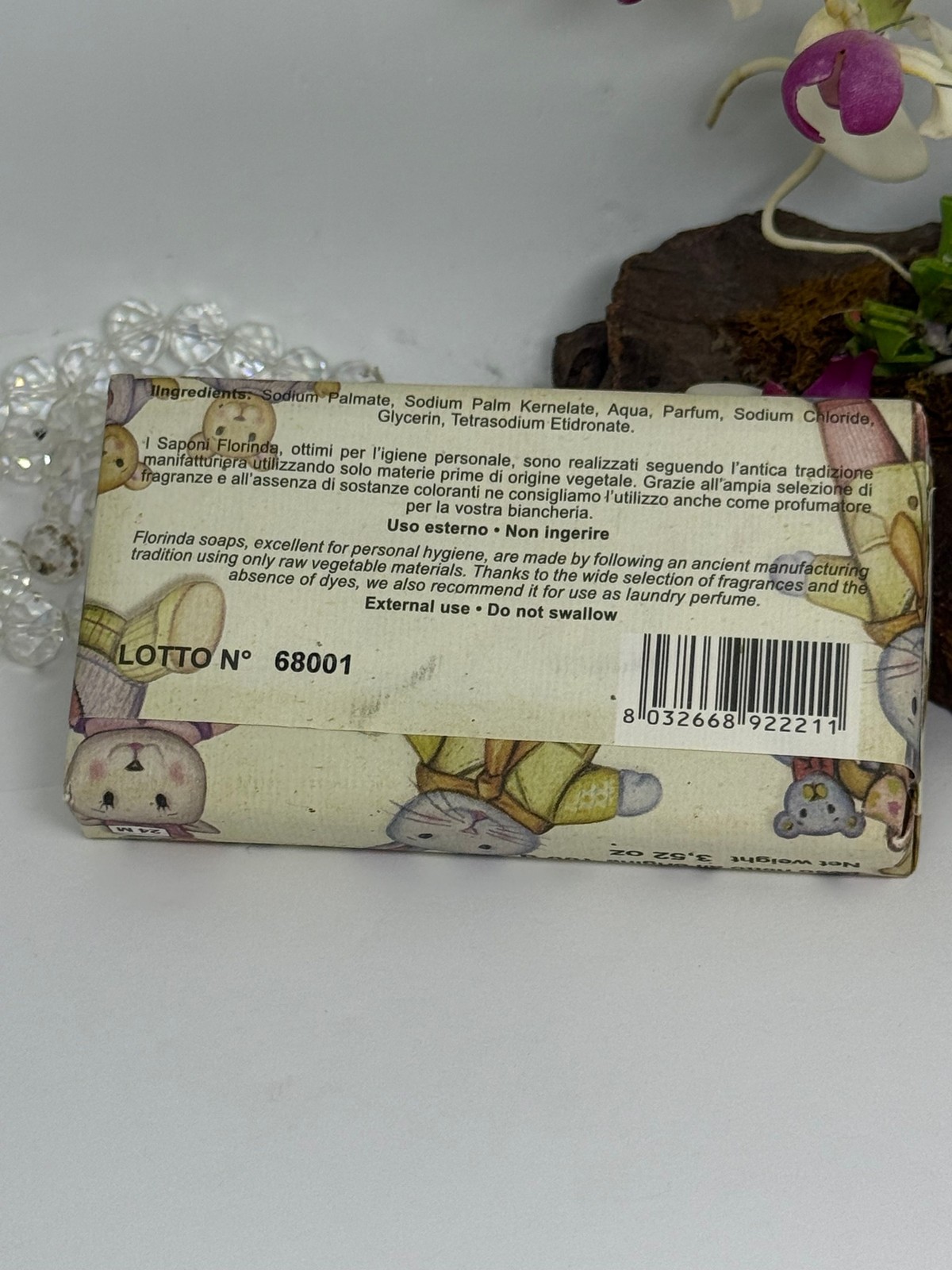 Florinda Serenita Serenity Perfumed Vegetal Bath Soap – 3.52 oz