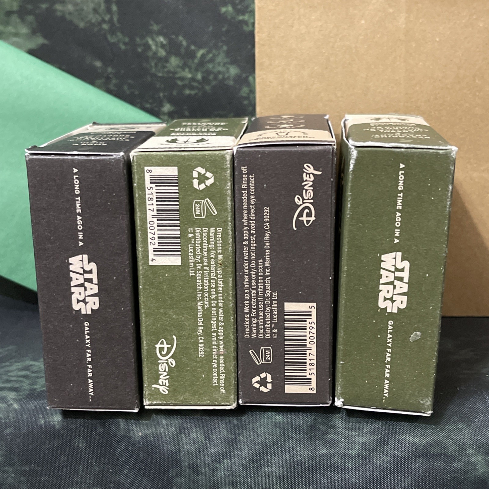Dr. Squatch Star Wars soaps Great Mens Birthday gift Wisdom Wash Dark Side Scrub