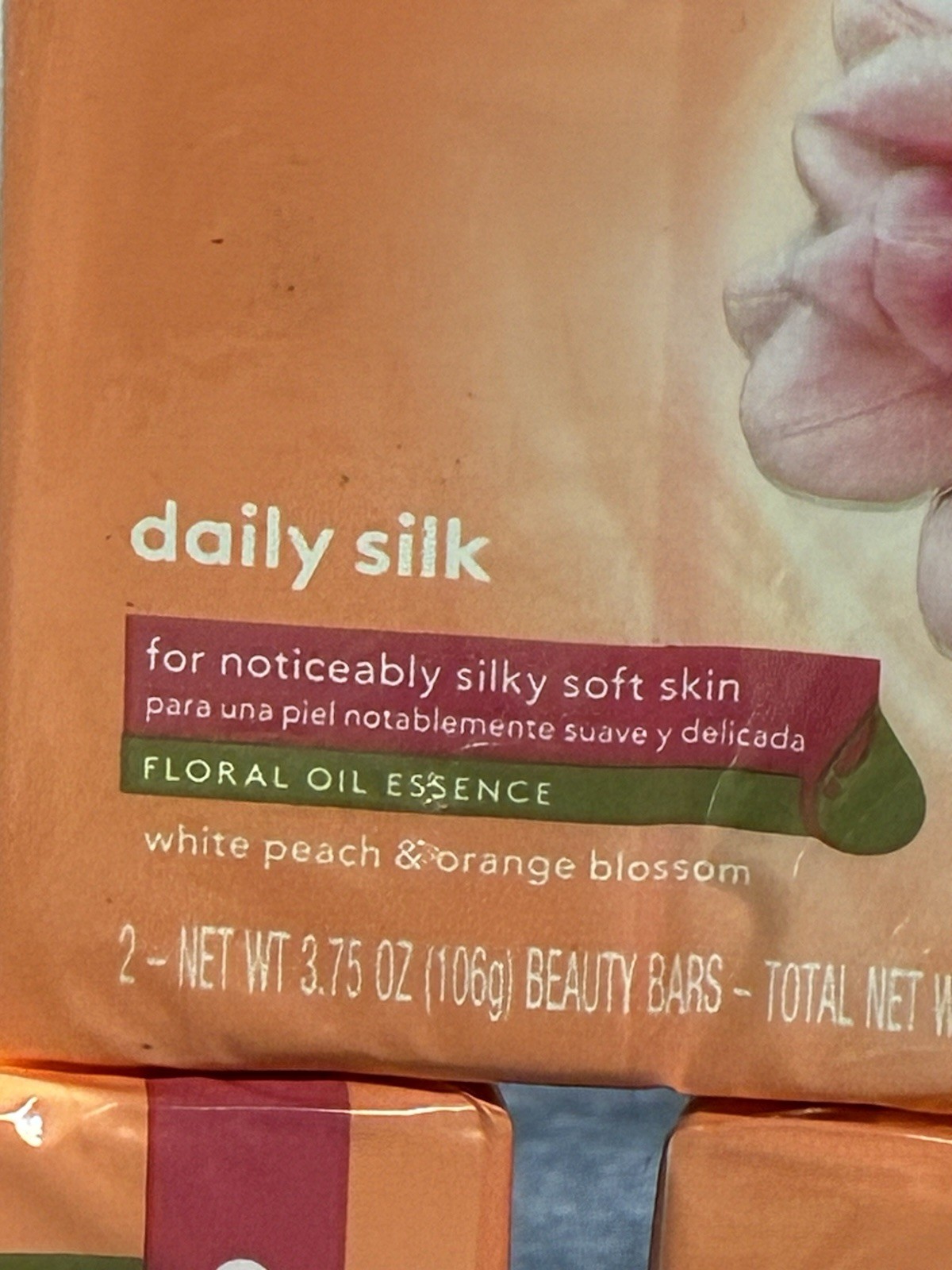 Caress Daily Silk White Peach & Orange Blossom Beauty Bars, 3.75 Oz Ea., 6 Bars