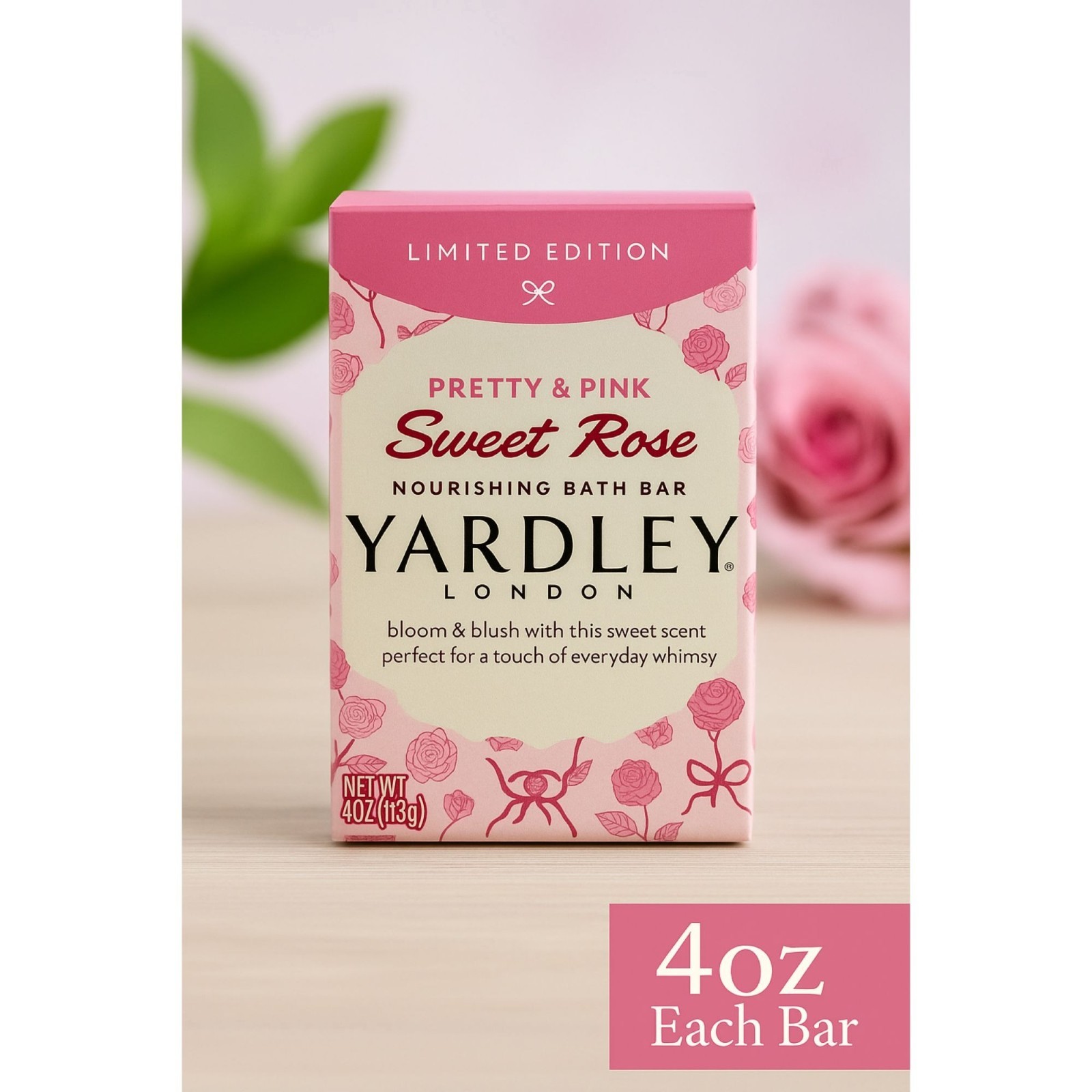 3 Yardley® London FROSTED CRANBERRY Soap LIMITED EDITION 4.25oz w/Essential Oil