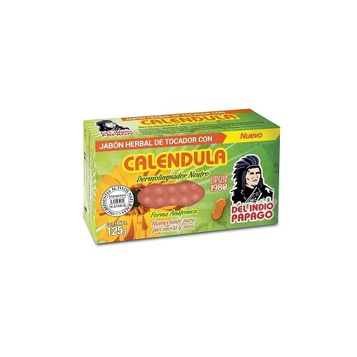 DEL INDIO PAPAGO Neutral Bar Soap with Calendula 125g | Cleanses Moisturize – 2P