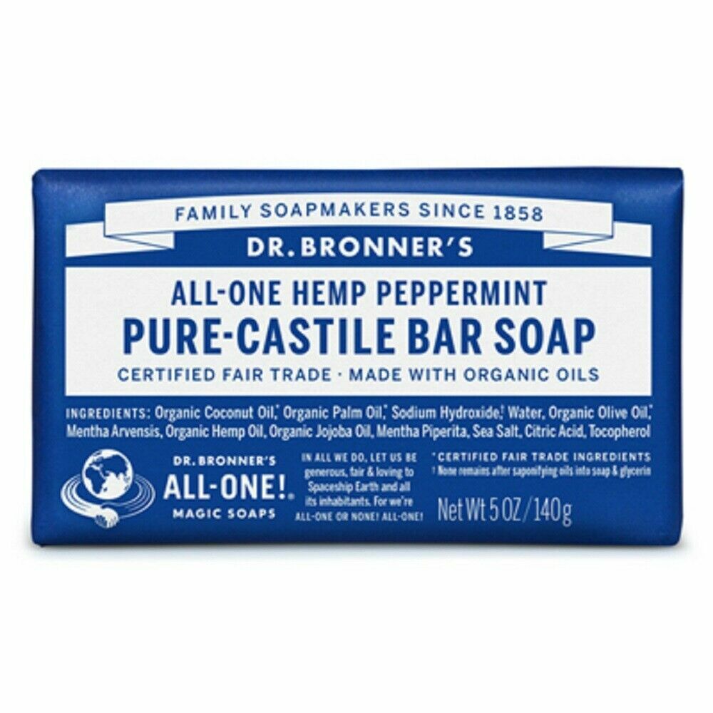 Dr Bronner’s Castile bar soap Peppermint