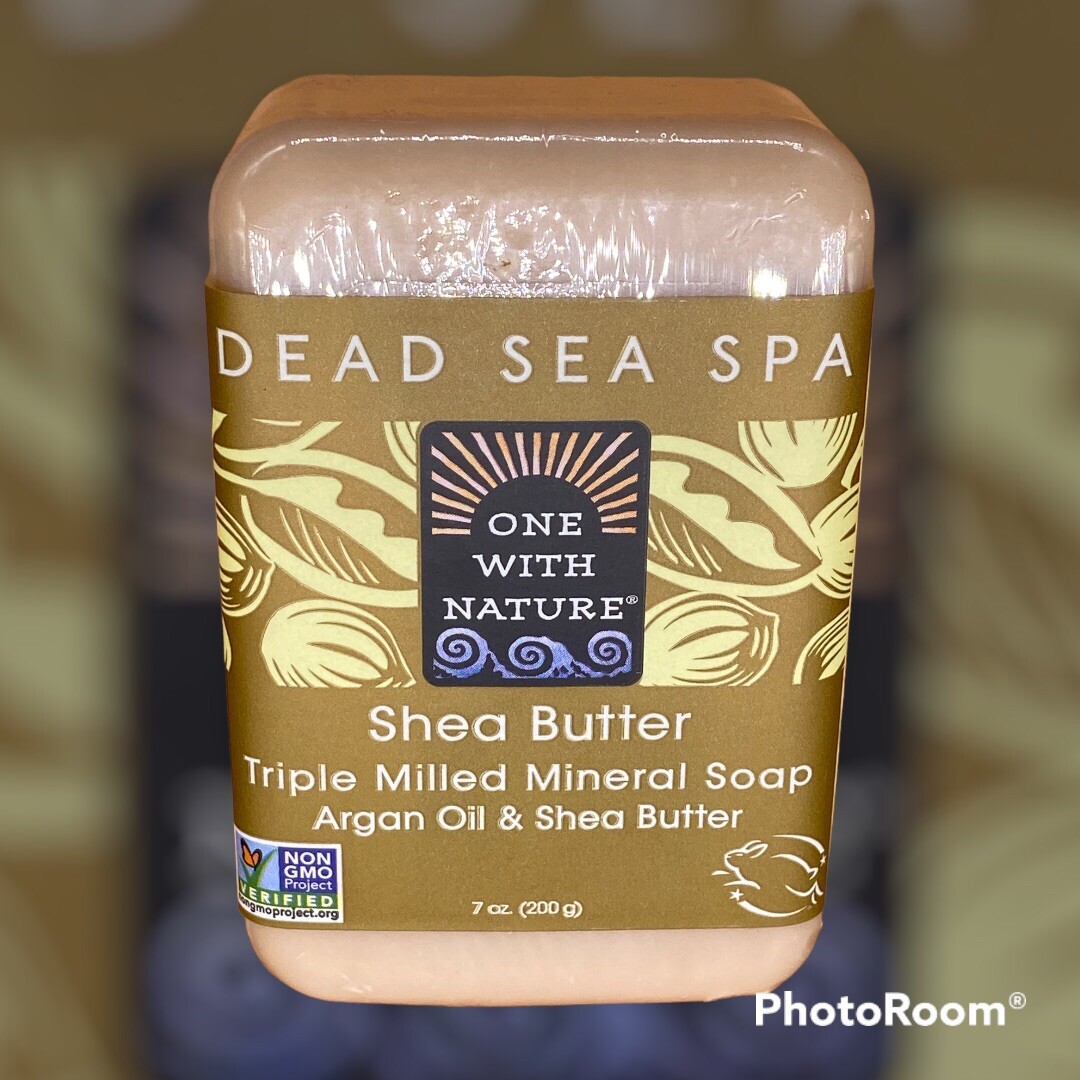 Shea Butter Soap with Dead Sea Minerals & Argan Oil, 7 oz