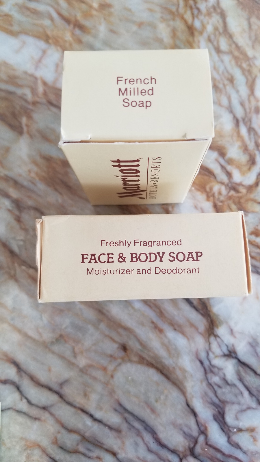 MARRIOTT Hotels & Resorts Lot 6 FRENCH MILLED Bath Soap 1.8 oz ea Bar Moisturize