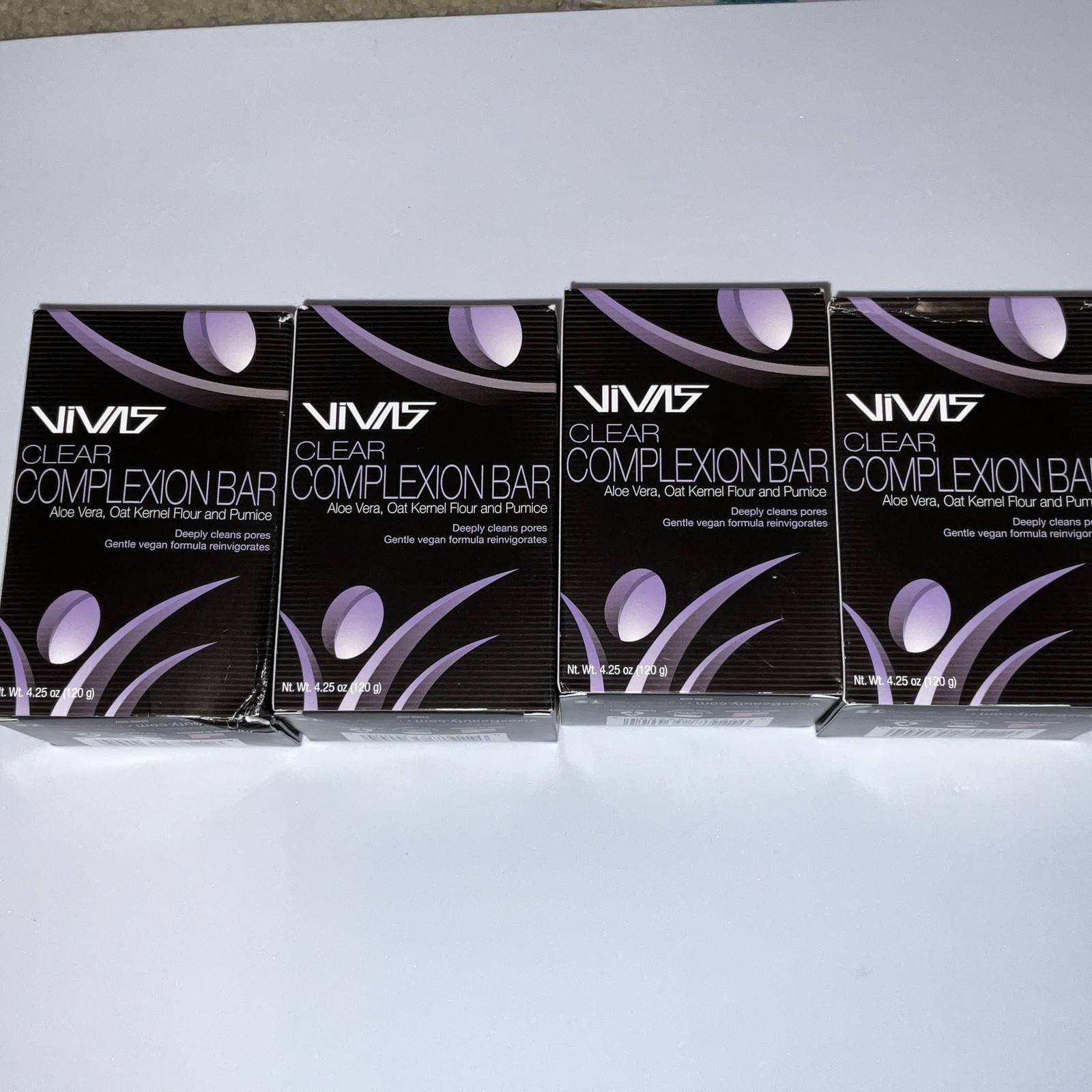 VIVAS Cleaning Bars Face Body Exfoliate New Getting 4 Bars