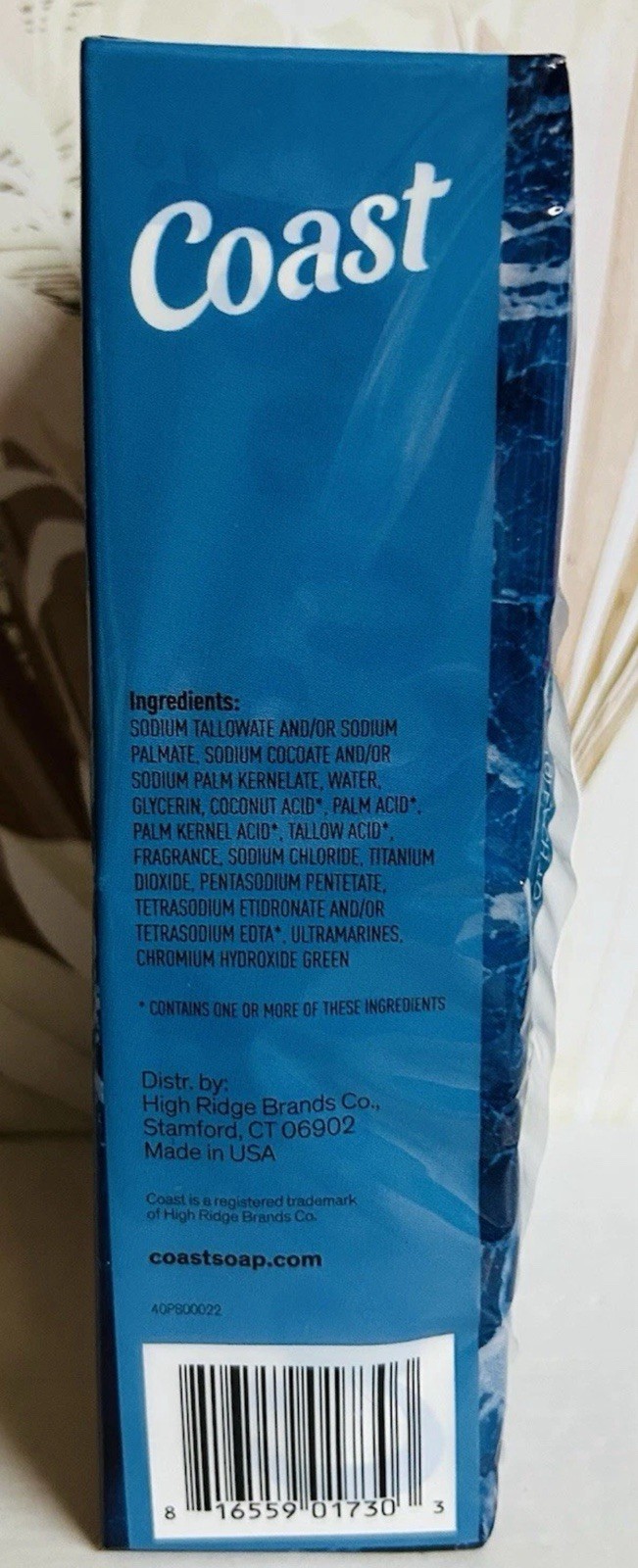 Pacific Force ~ Coast Refreshing Deodorant Soap 8 Bars 3.2 oz Each Classic Scent