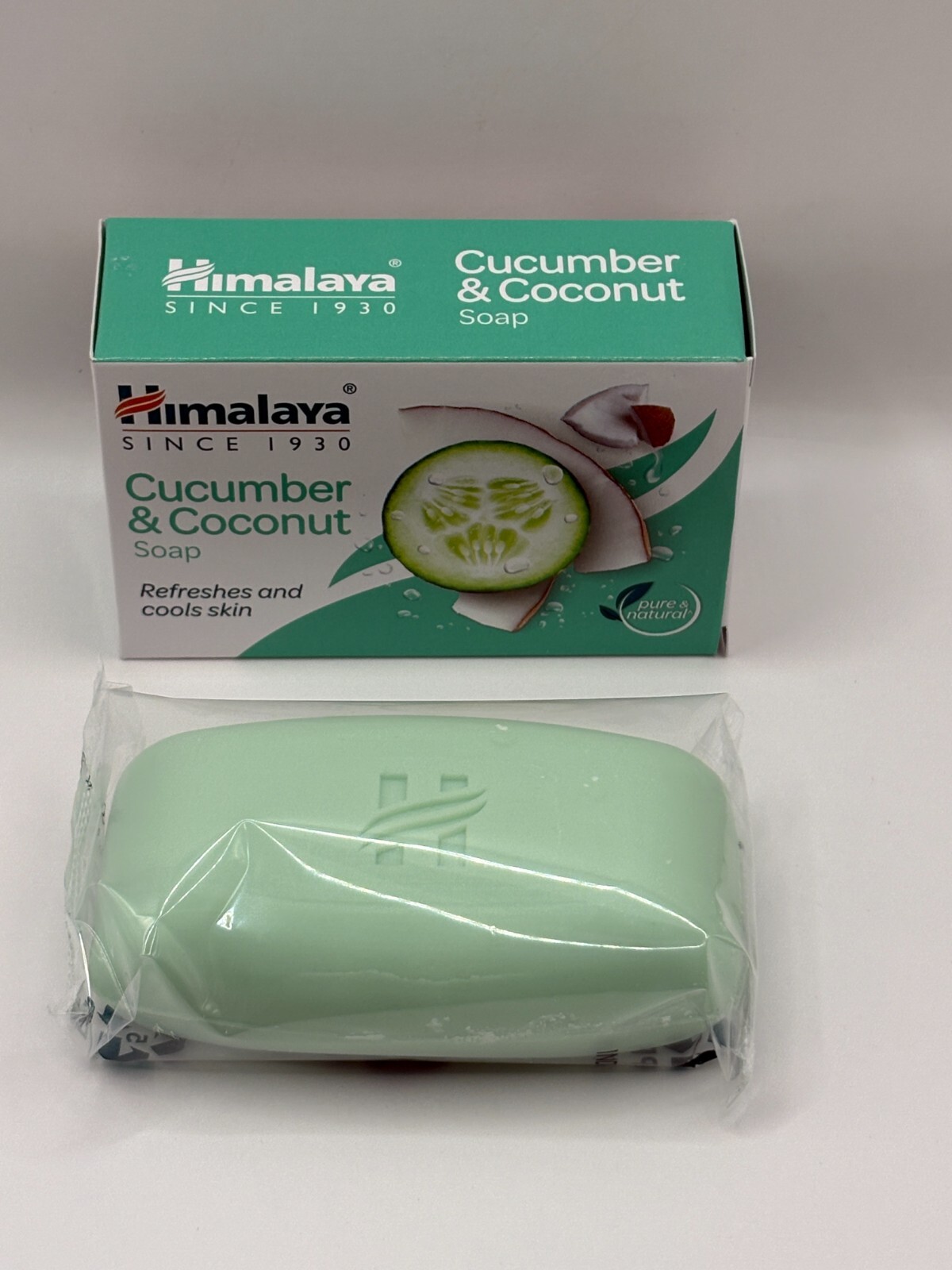 Himalaya Cucumber Coconut Soap Pure Natural Cools Skin 125gm Vegetable Origin US