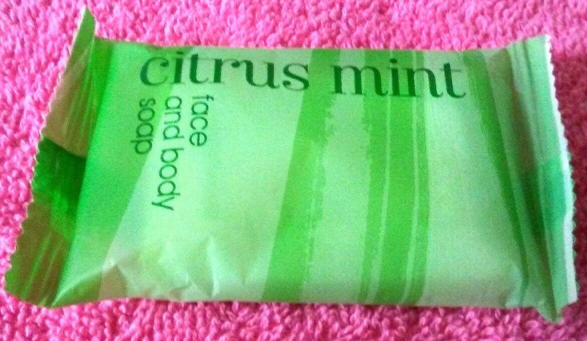 HOLIDAY Inn Bath & Body Sig Collection 15 Citrus Mint Face&Body SOAP 1.2 oz NEW!