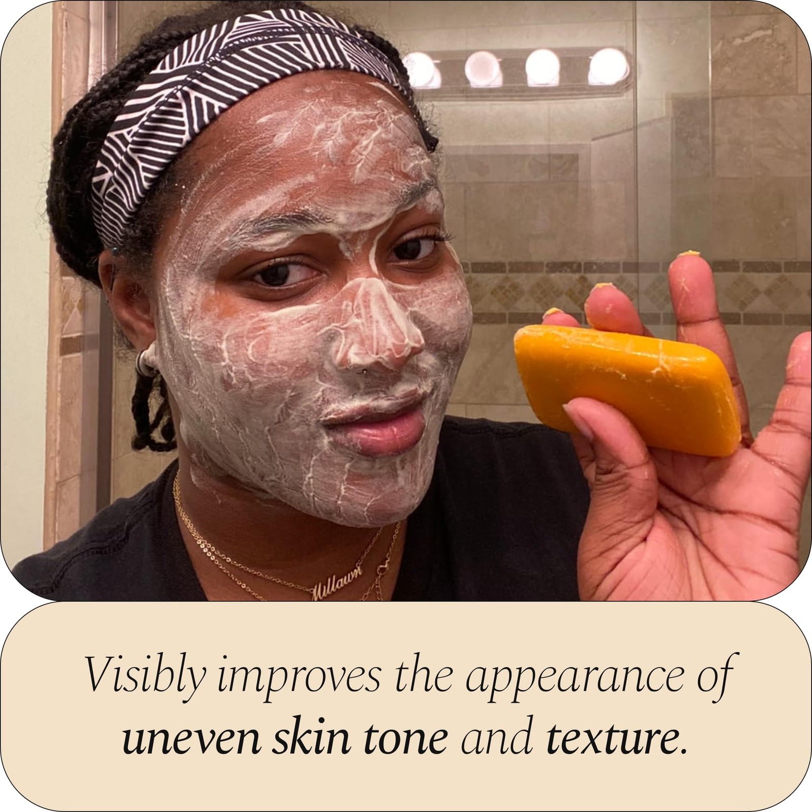 Organic Turmeric Soap for Dark Spots, Soap for Face, All Natural Face Wash