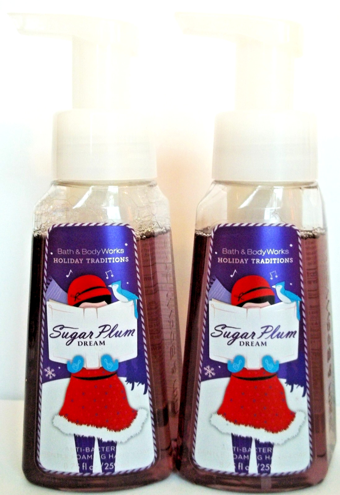 Bath Body Works SUGAR PLUM DREAM AB Foaming Hand Soap, 8.75 fl. oz., NEW x 2