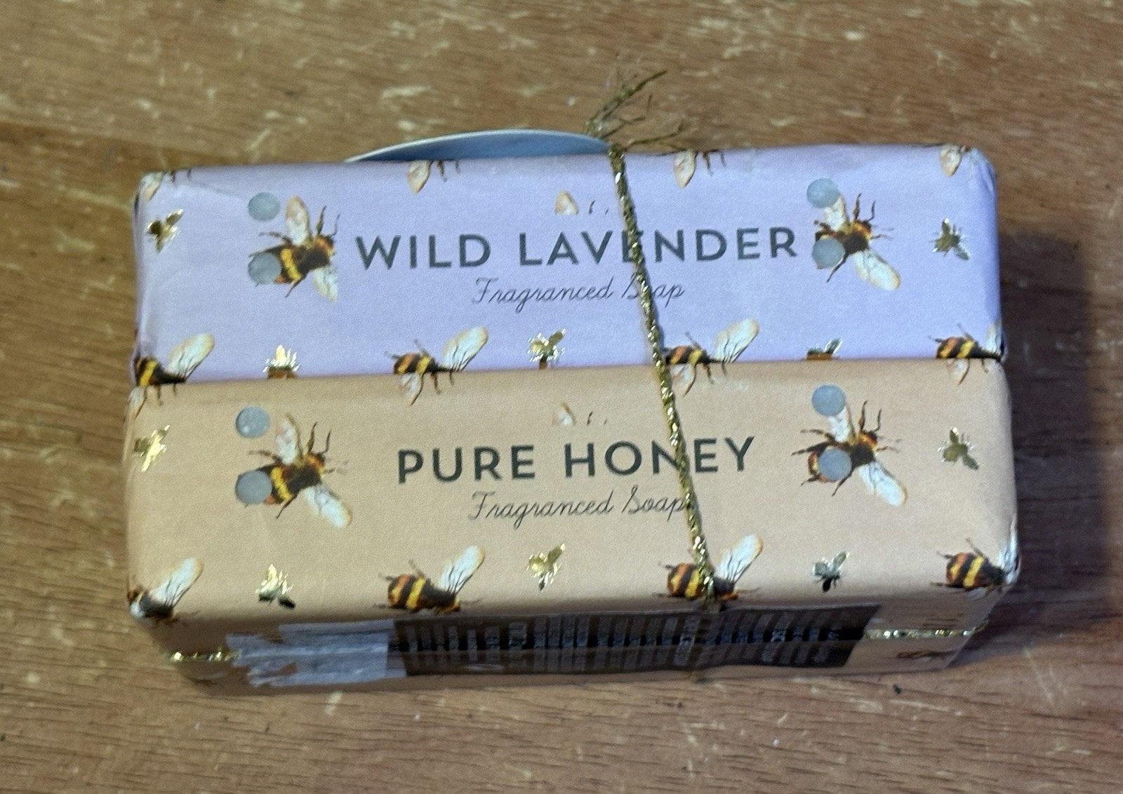 Castelbel Bar Soap: 2-Pack (Wild Lavender & Pure Honey) 7oz ea -Made In Portugal