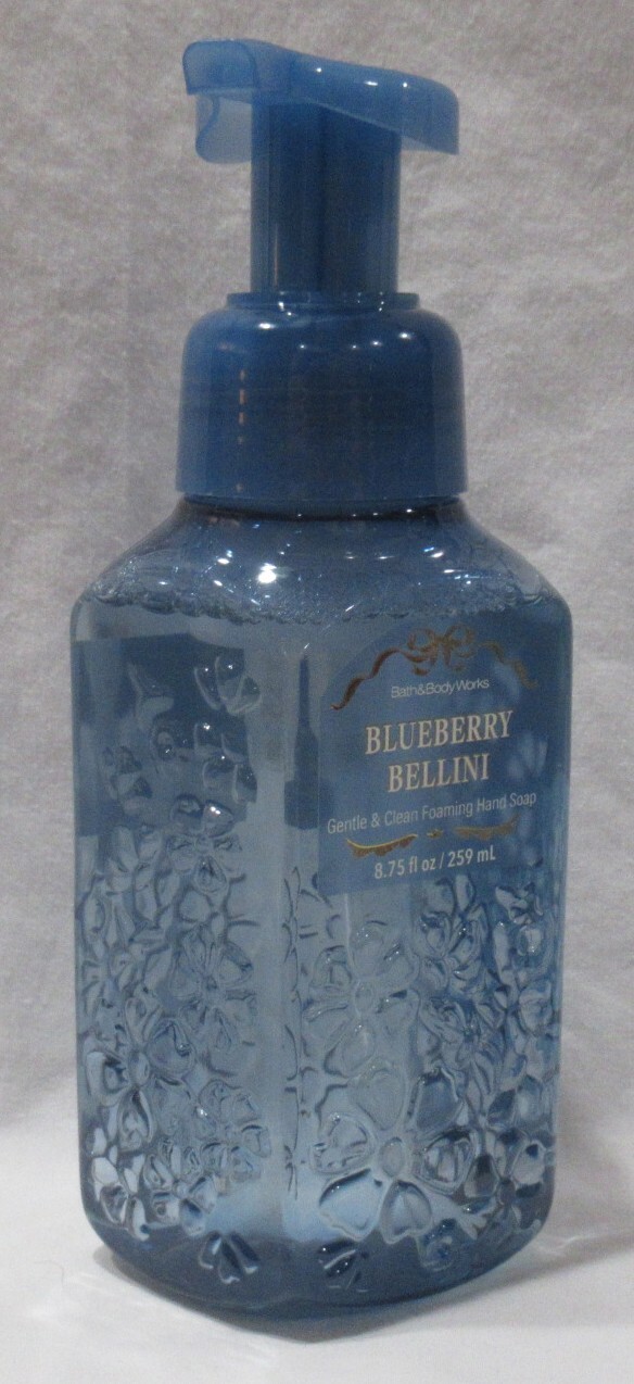 Bath & Body Works Gentle & Clean Foaming Hand Soap Lot Set 2 BLUEBERRY BELLINI